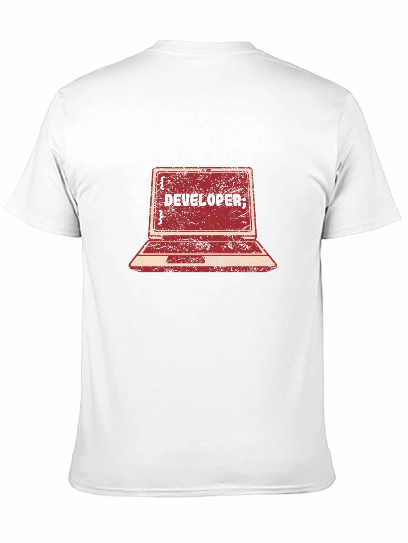 Developer Laptop Graphic Tee - Black