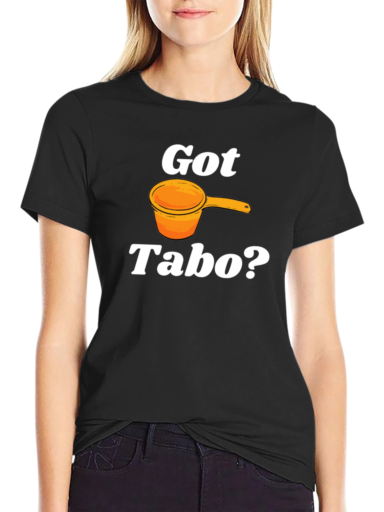 Got Tabo? Funny Filipino Water Dipper Black T-Shirt