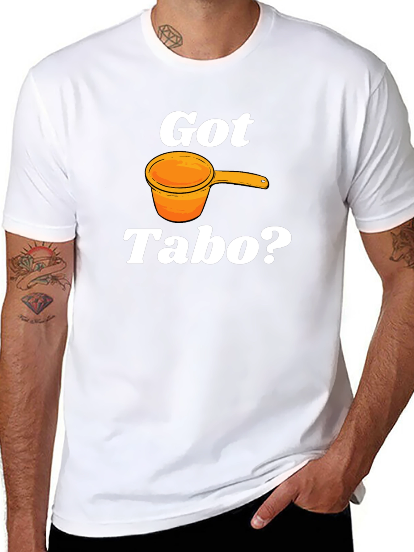 Got Tabo? Funny Filipino Water Dipper Black T-Shirt