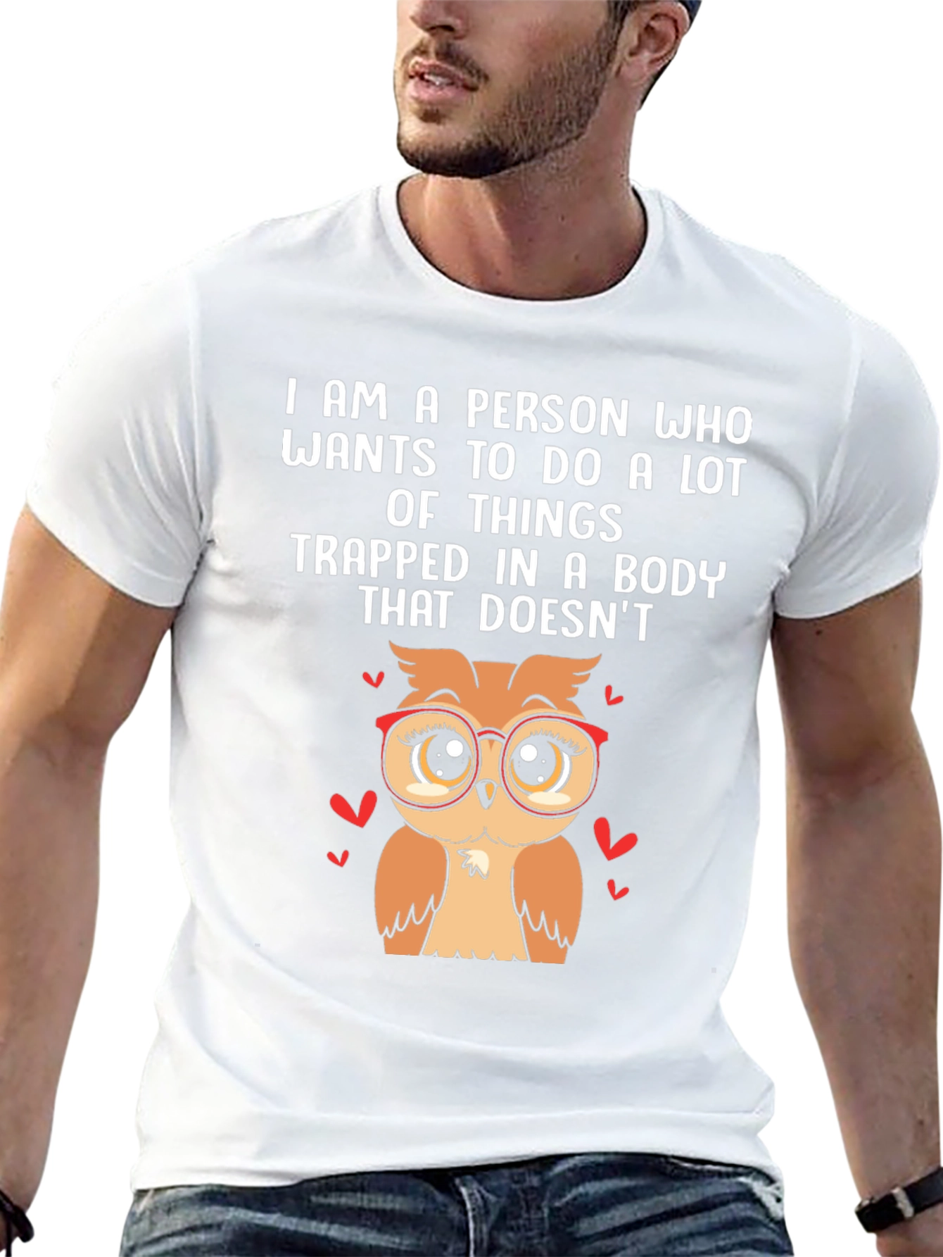Owl Lover T-Shirt - Trapped in This Body Tee