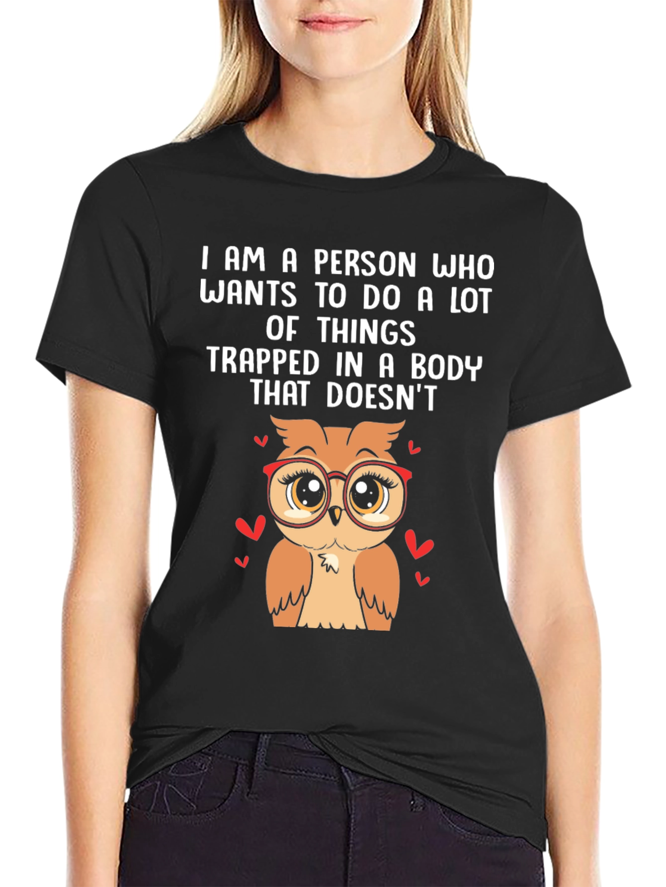 Owl Lover T-Shirt - Trapped in This Body Tee