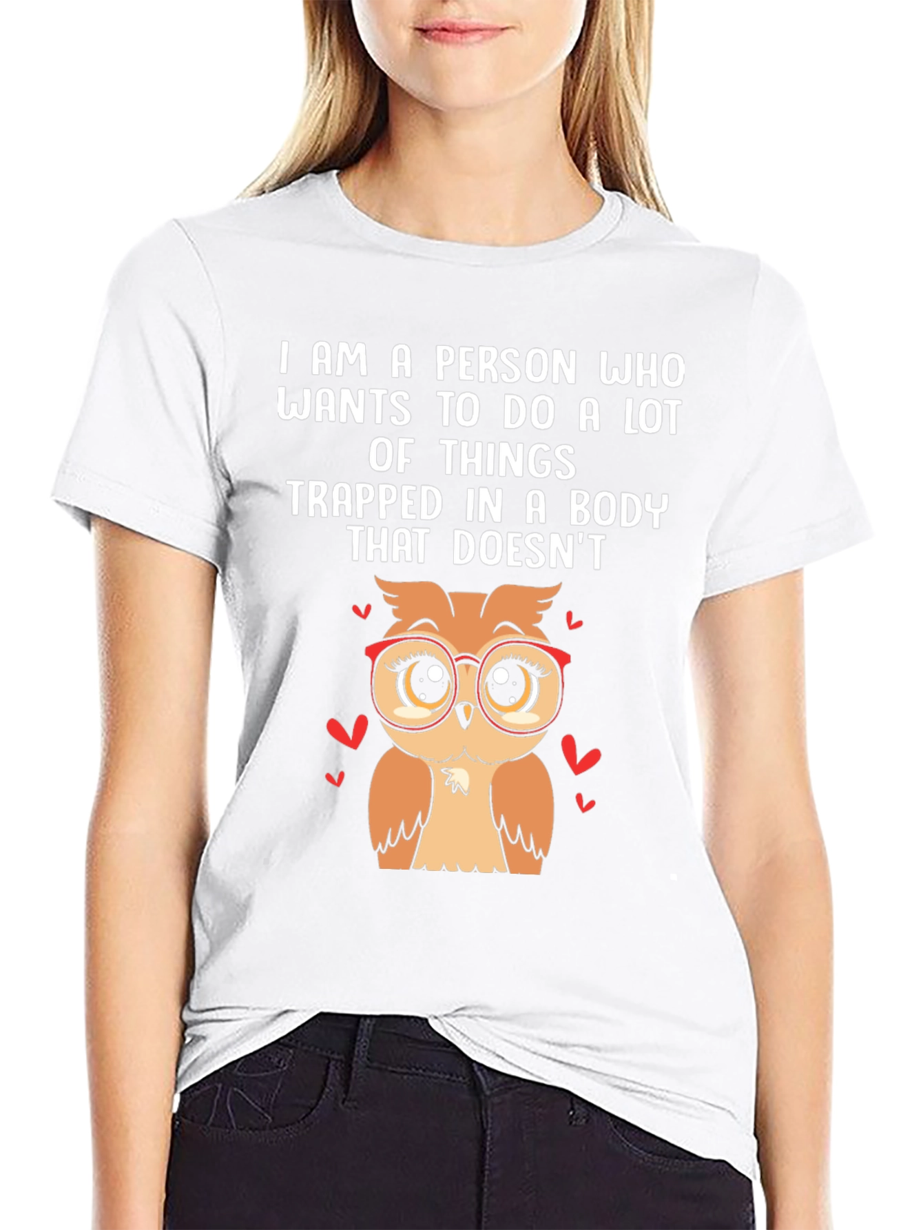 Owl Lover T-Shirt - Trapped in This Body Tee