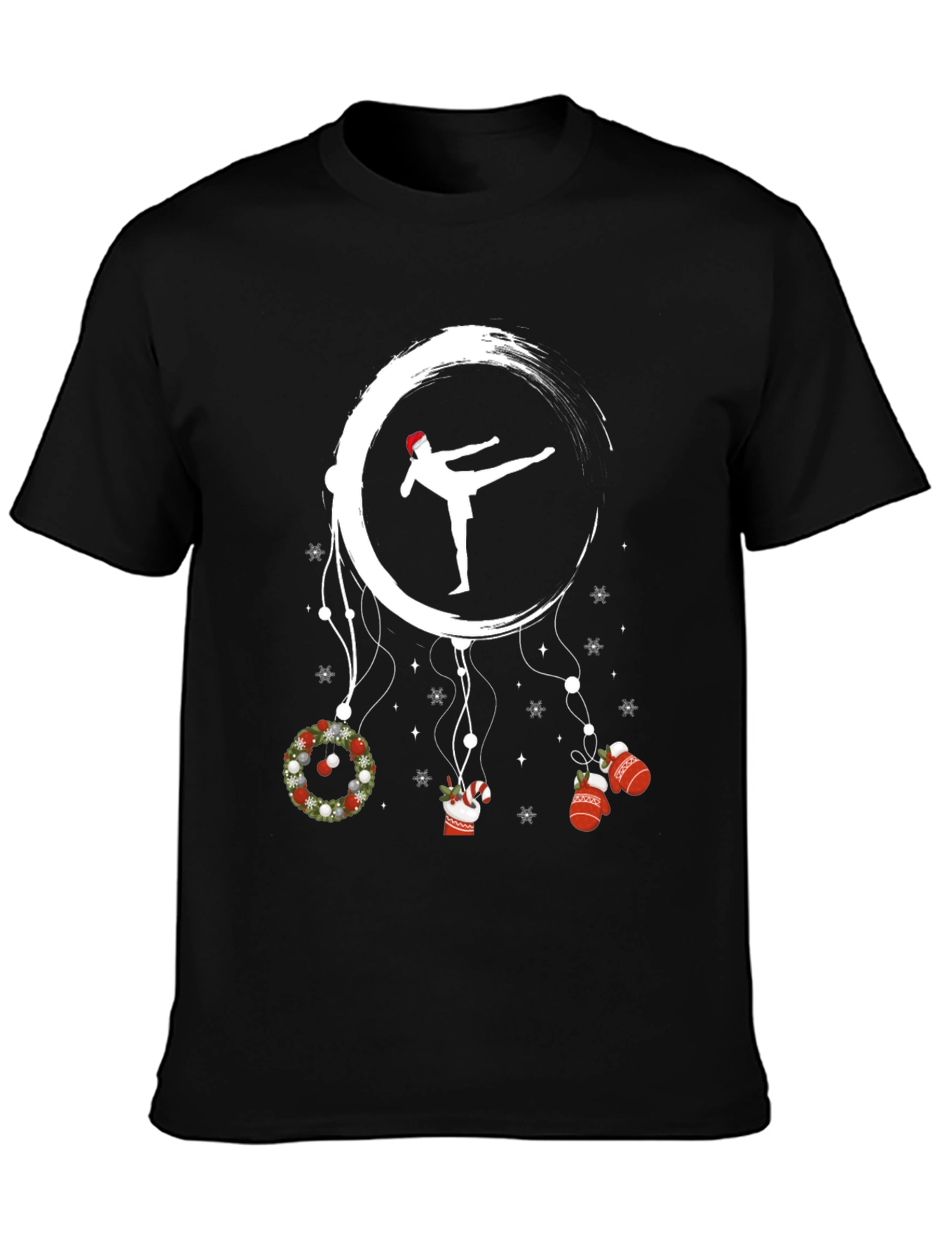 Festive Karate Christmas T-Shirt
