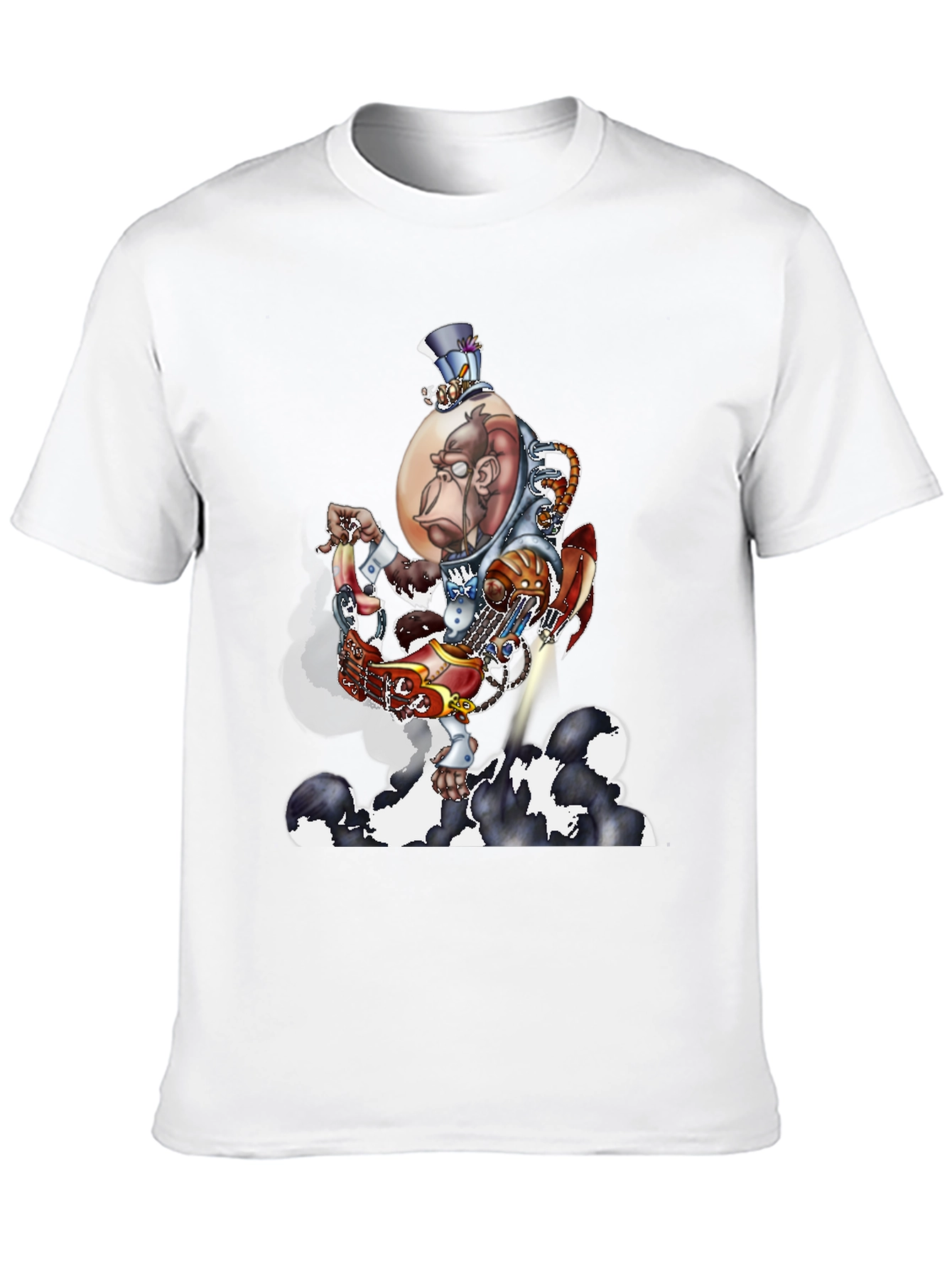 Steampunk Monkey Rocket T-Shirt