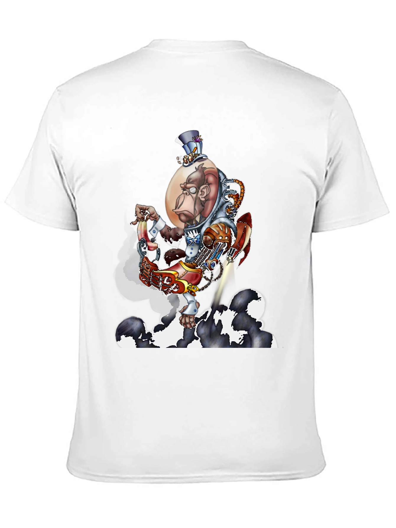 Steampunk Monkey Rocket T-Shirt