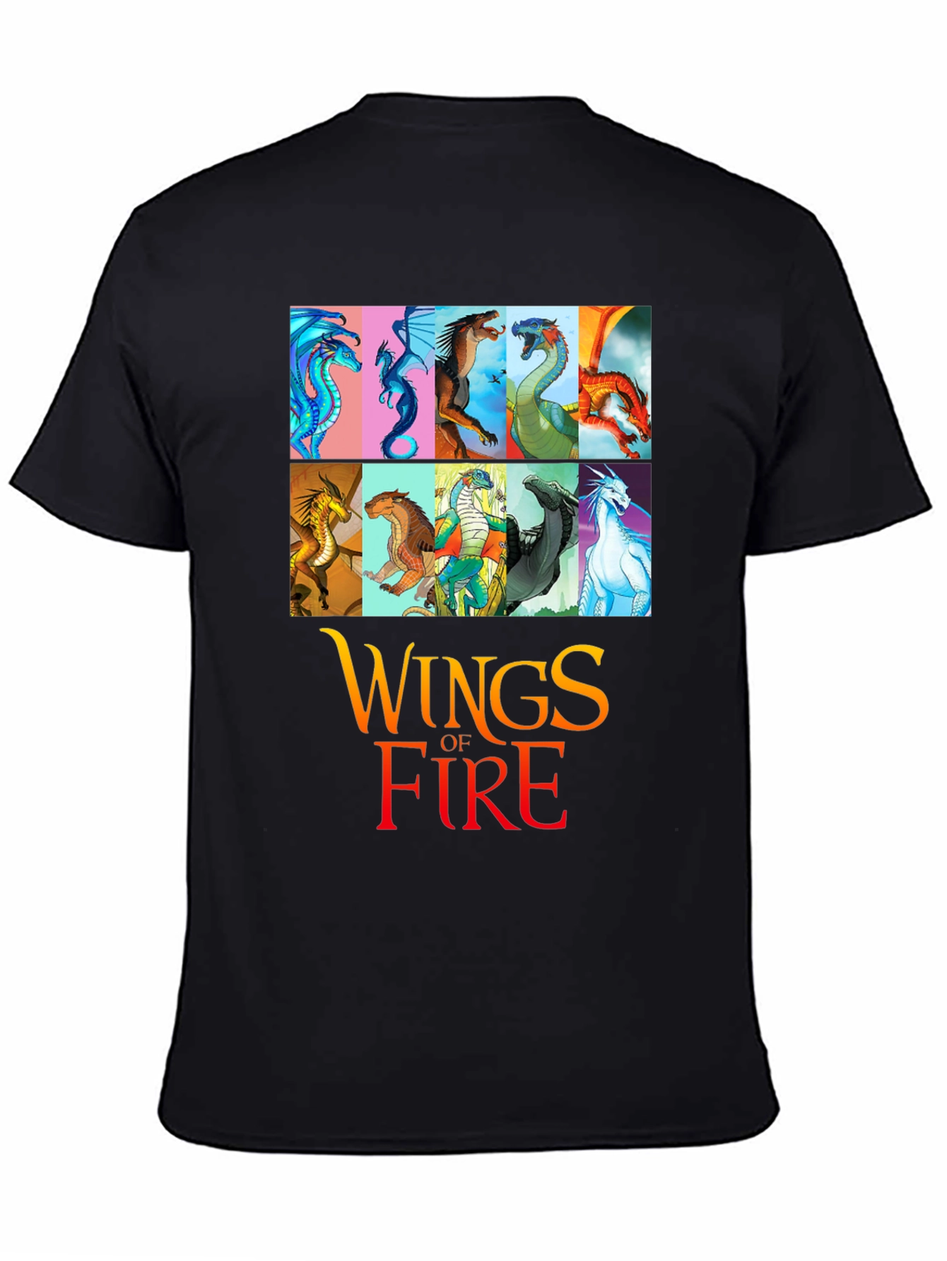 Wings of Fire Graphic T-Shirt - Black Cotton Tee