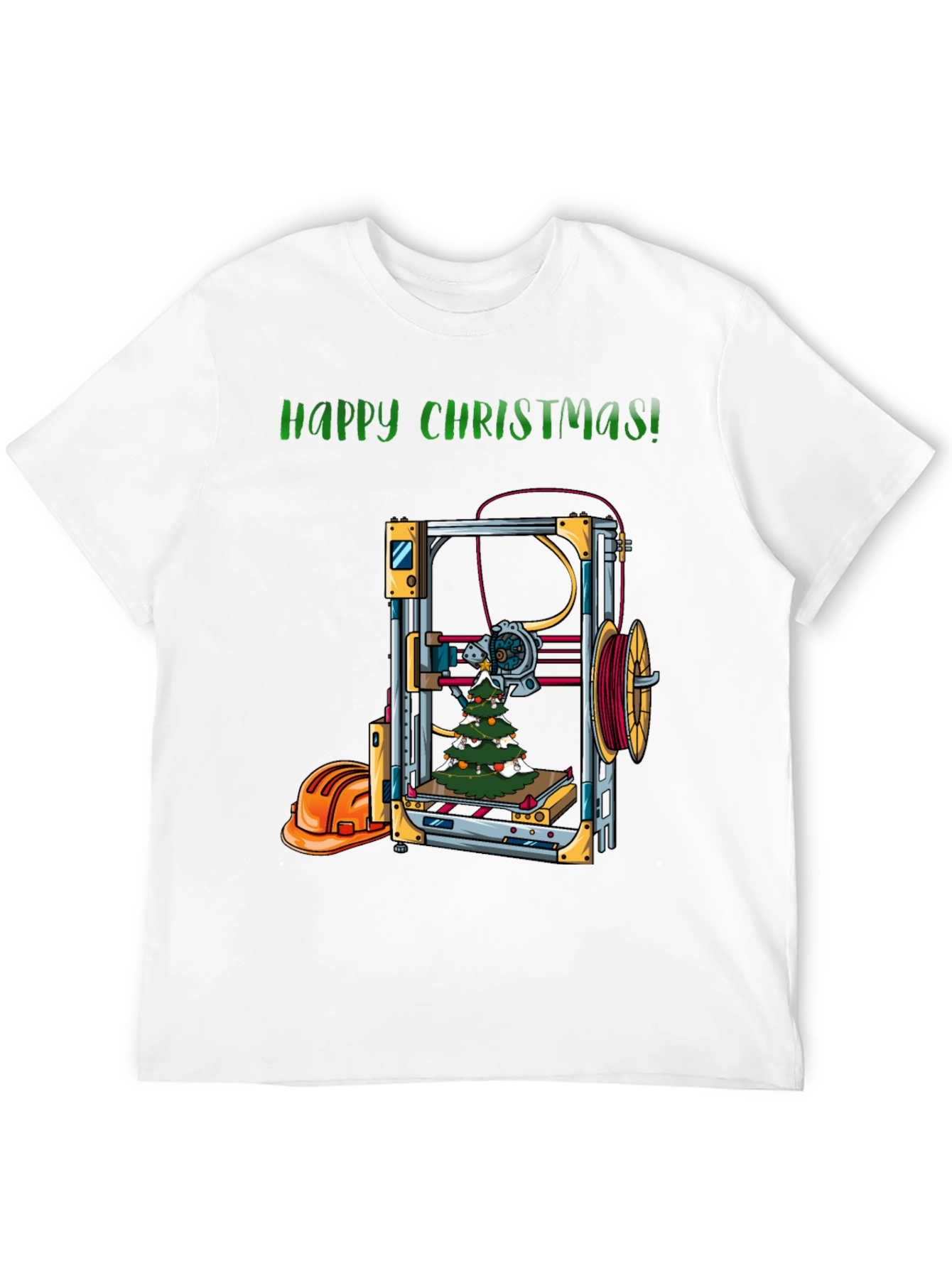 Happy Christmas 3D Printer T-Shirt