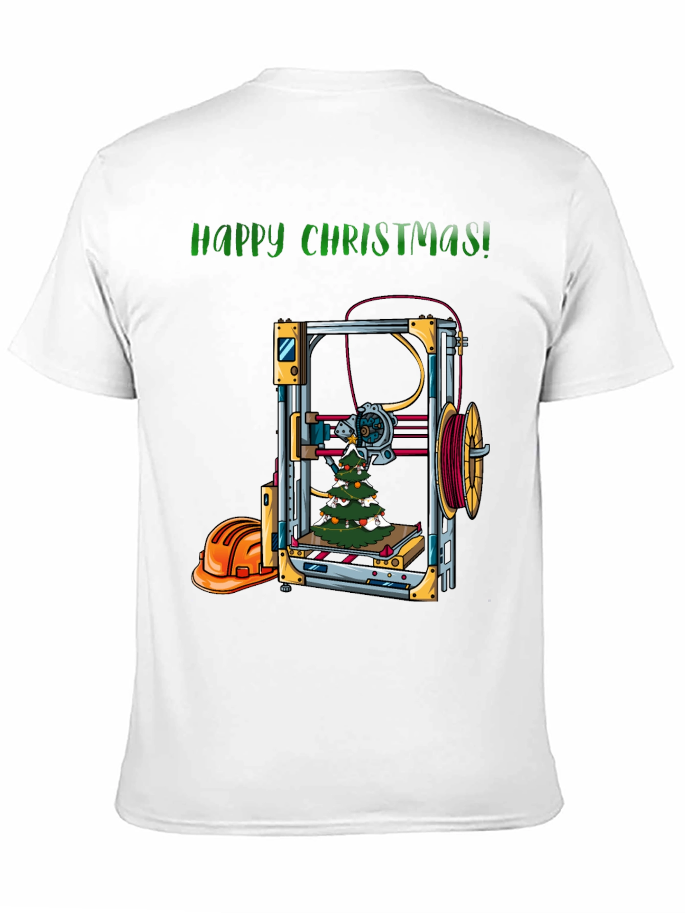 Happy Christmas 3D Printer T-Shirt