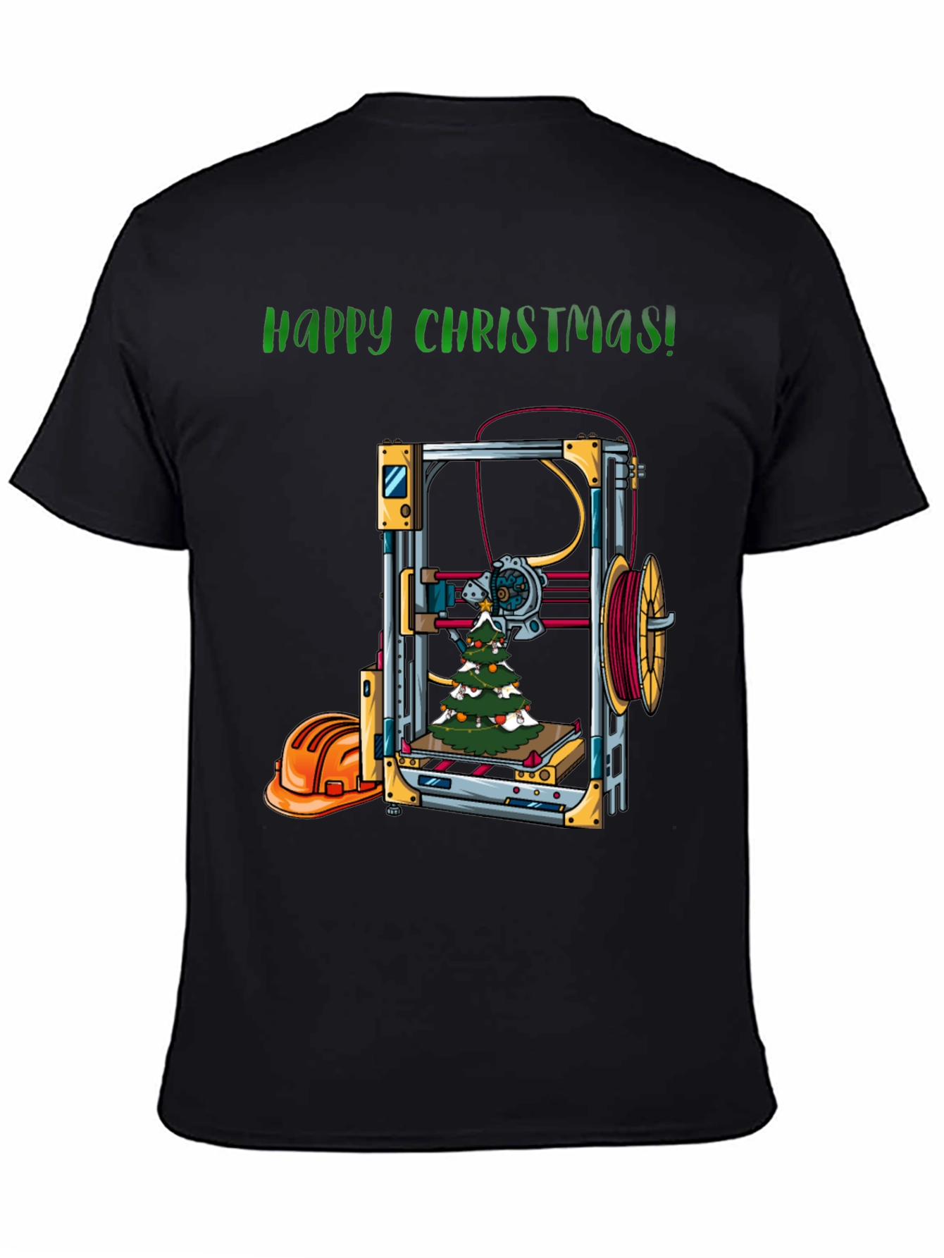 Happy Christmas 3D Printer T-Shirt