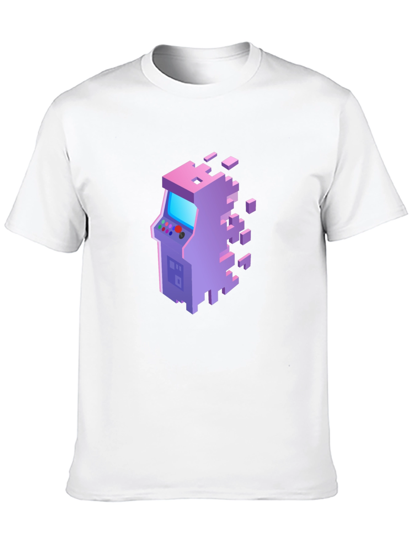 Retro Pixel Arcade T-Shirt - Gamer Style Tee