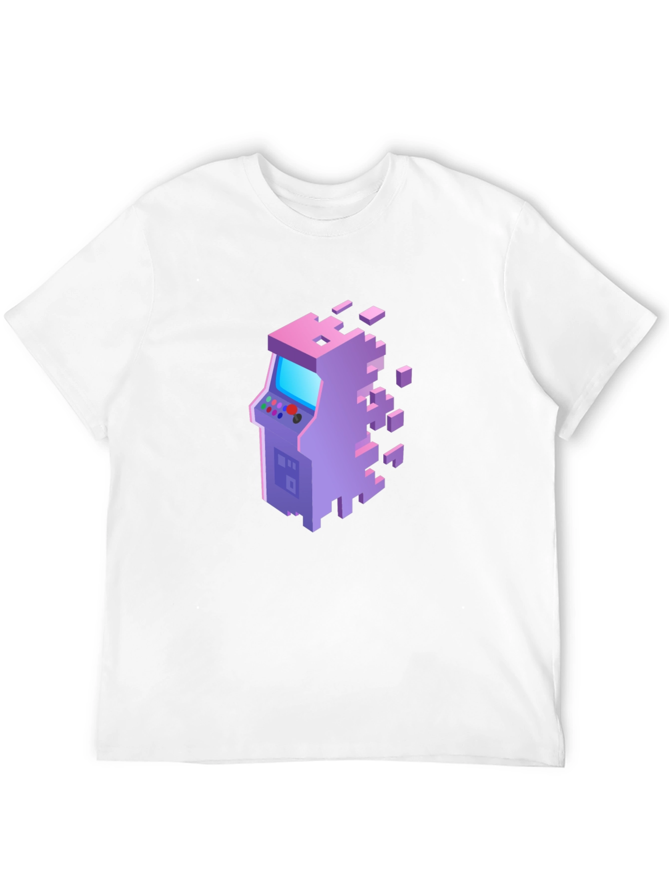 Retro Pixel Arcade T-Shirt - Gamer Style Tee