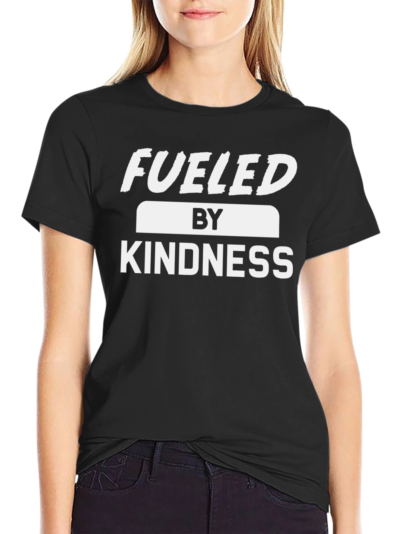 Fueled By Kindness Graphic Tee - Black