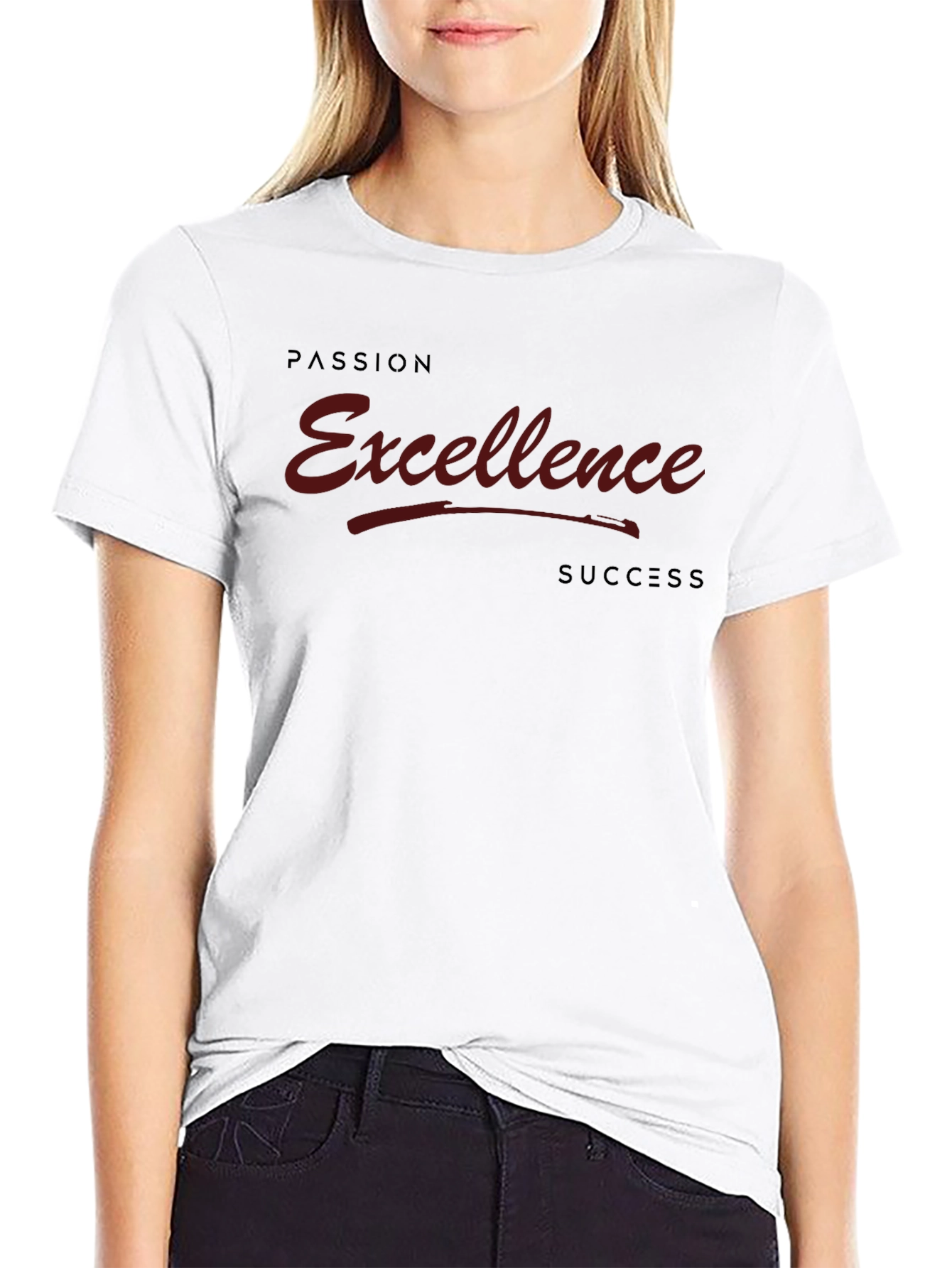 Passion Excellence Success Black T-Shirt