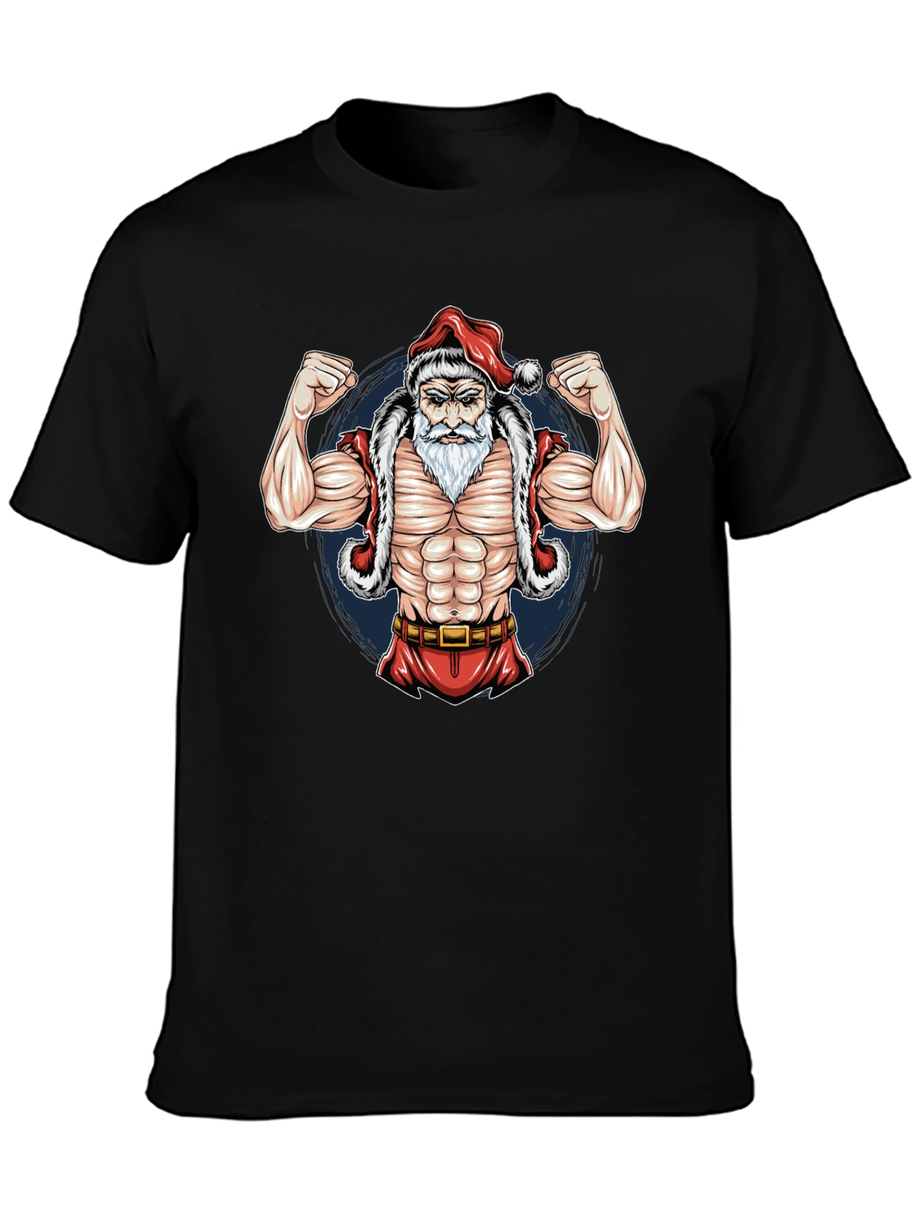 Muscle Santa Graphic Tee