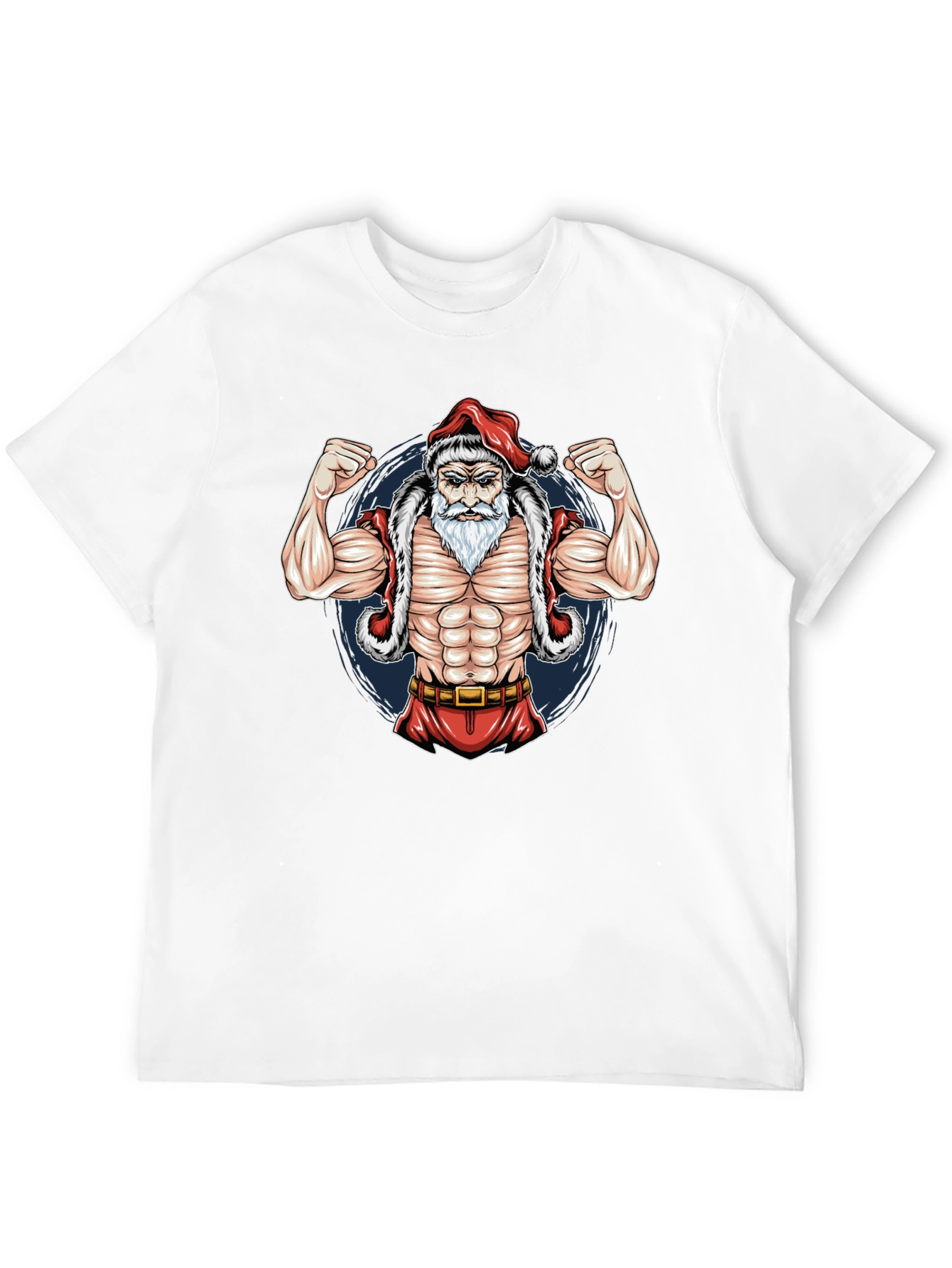 Muscle Santa Graphic Tee