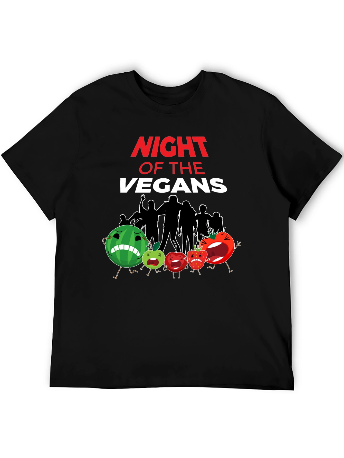 Night of the Vegans Funny Vegan T-Shirt