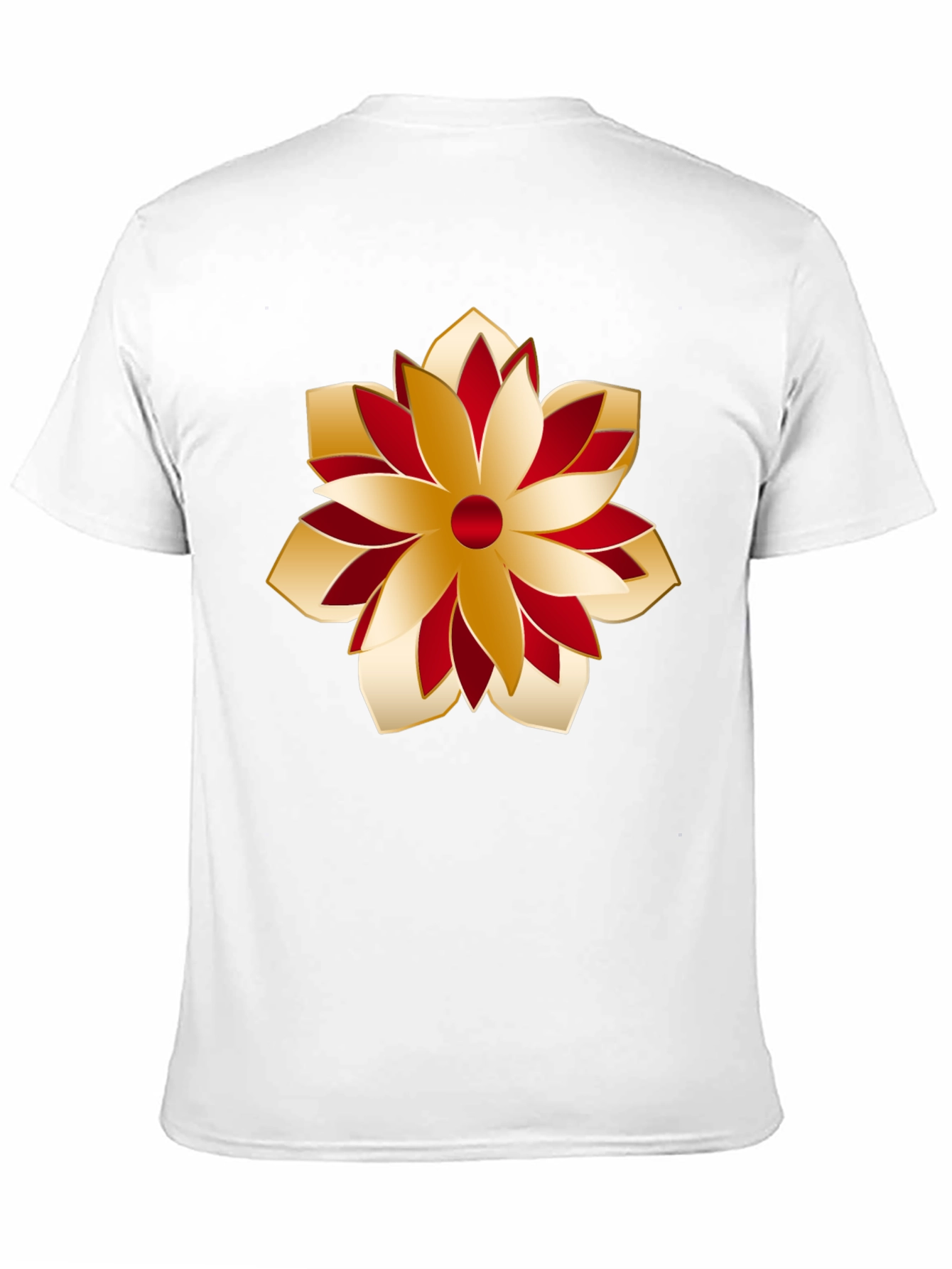 Festive Flower Graphic Tee - Stylish Holiday Apparel