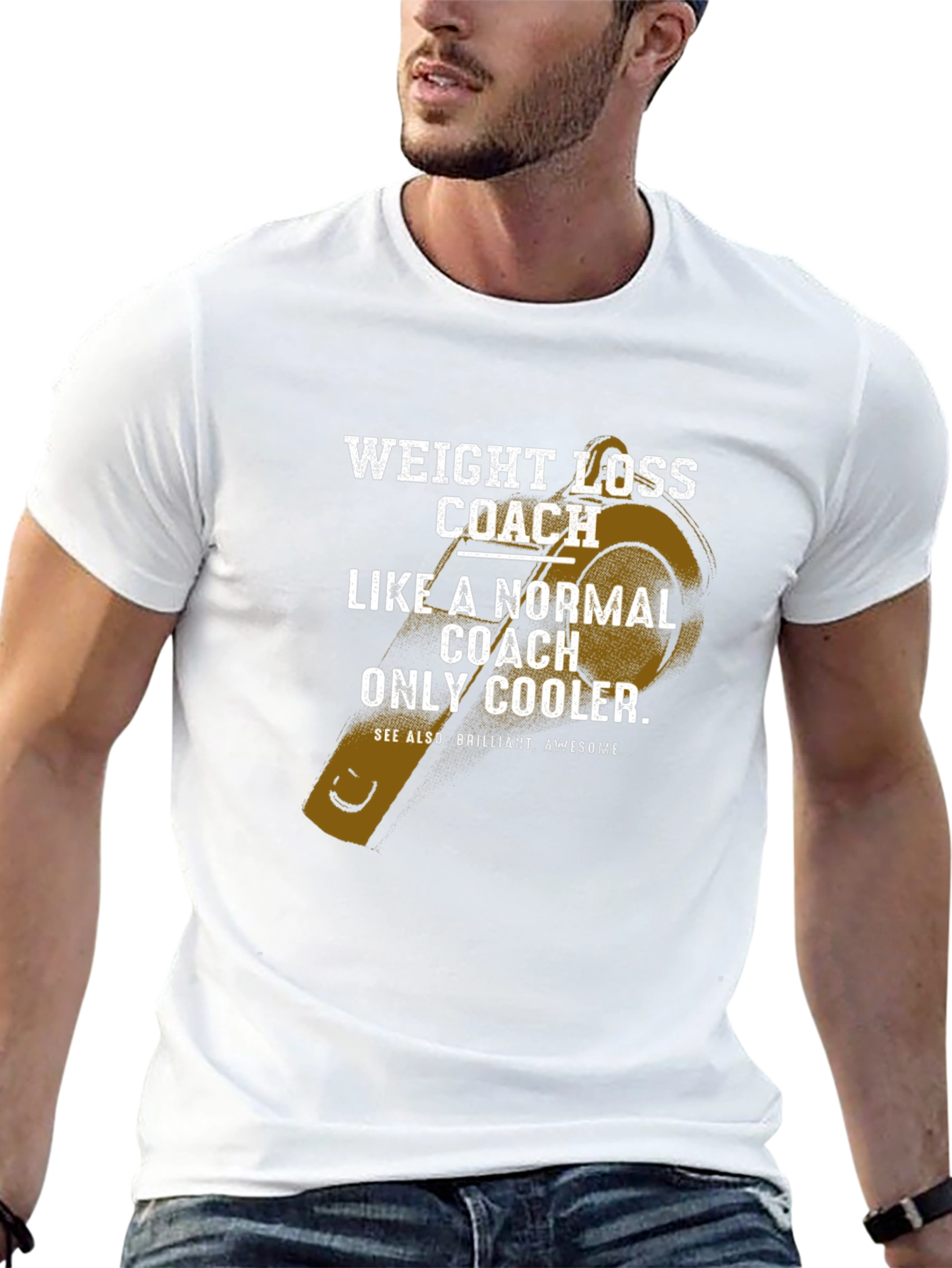 Weight Loss Coach T-Shirt - Funny Coach Tee