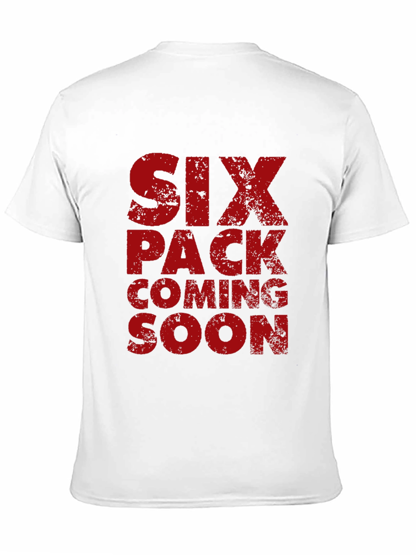 Six Pack Coming Soon Mens Graphic Tee - Black