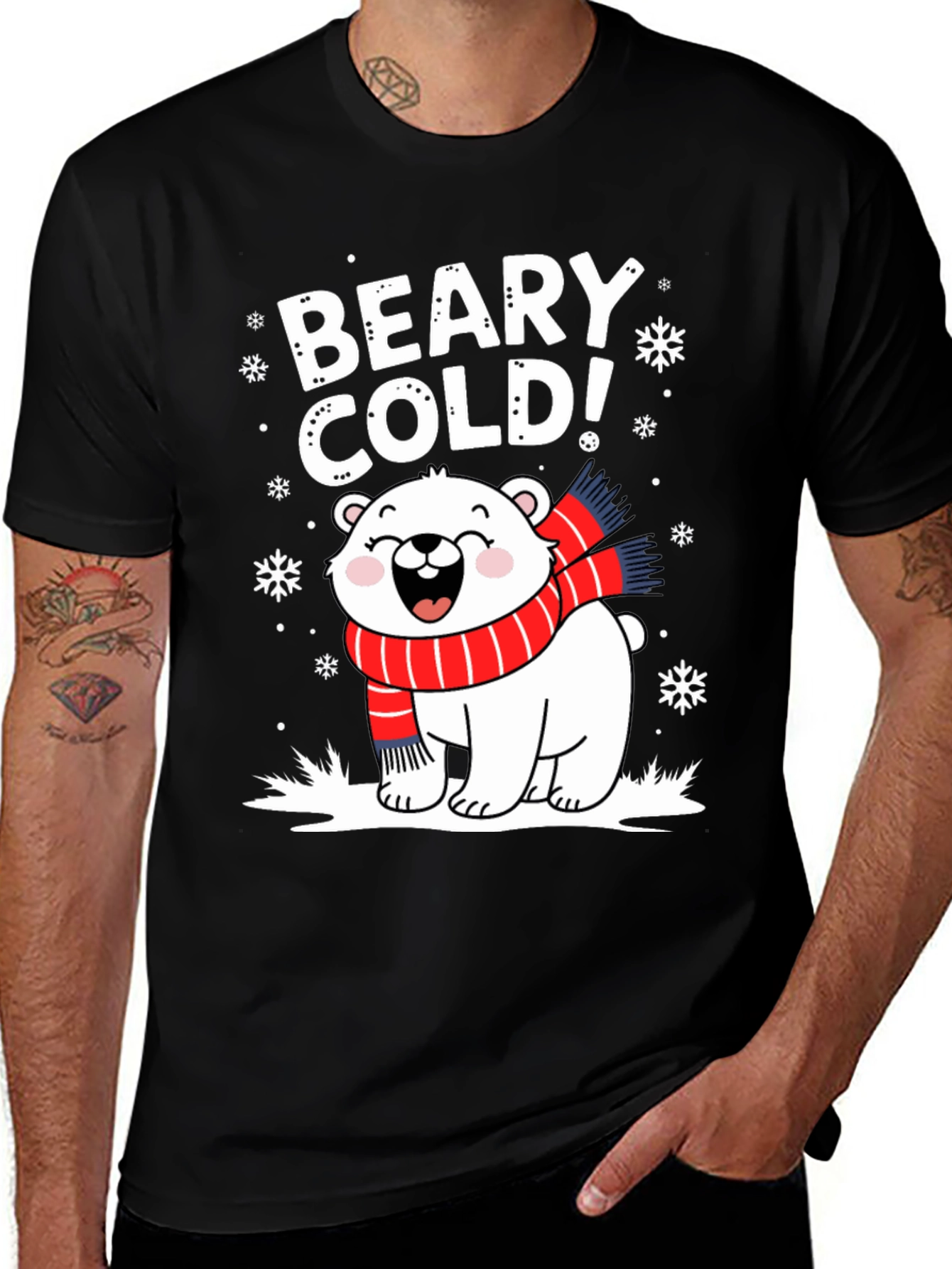 Beary Cold! Holiday Graphic Tee
