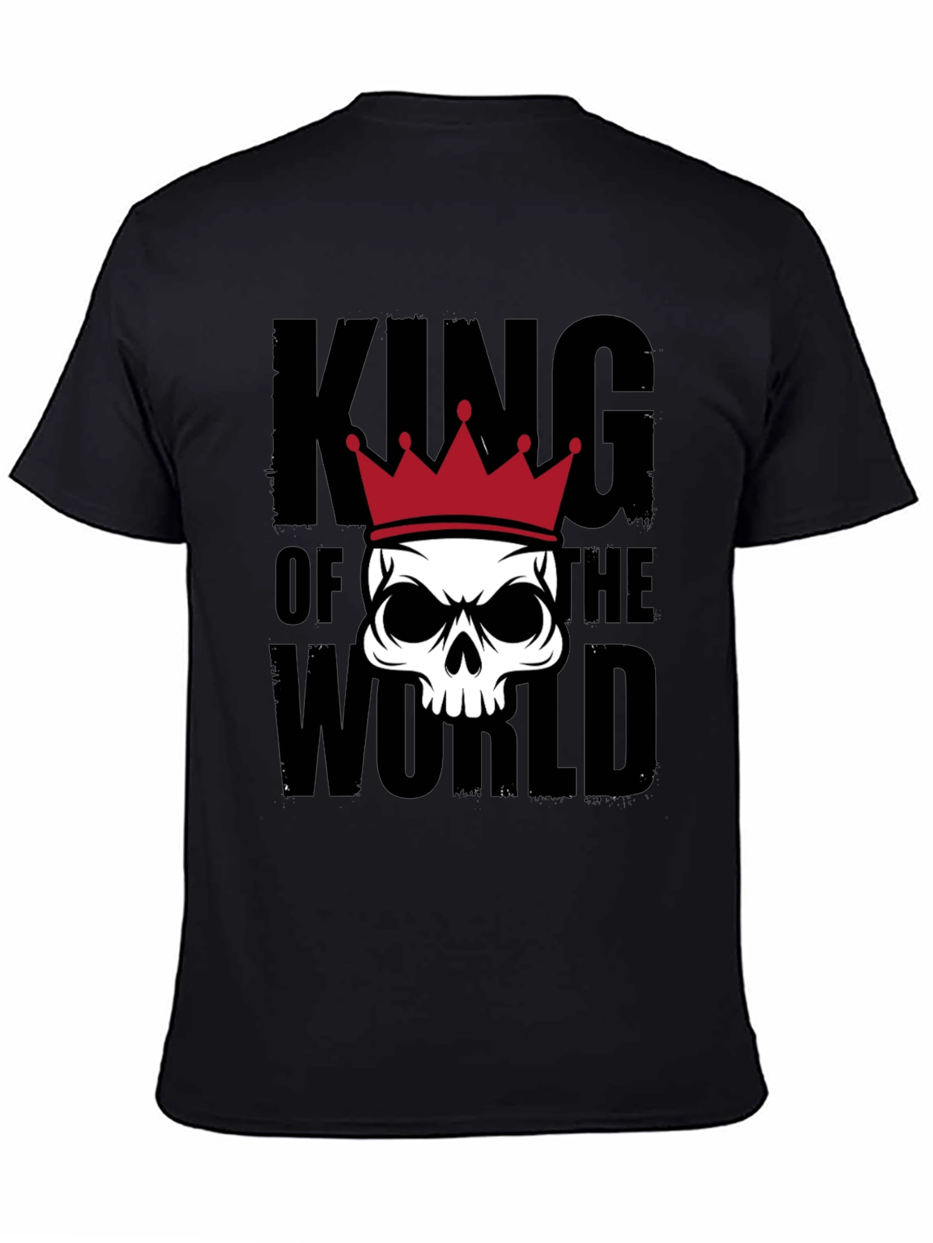 King of the World Skull Graphic Tee