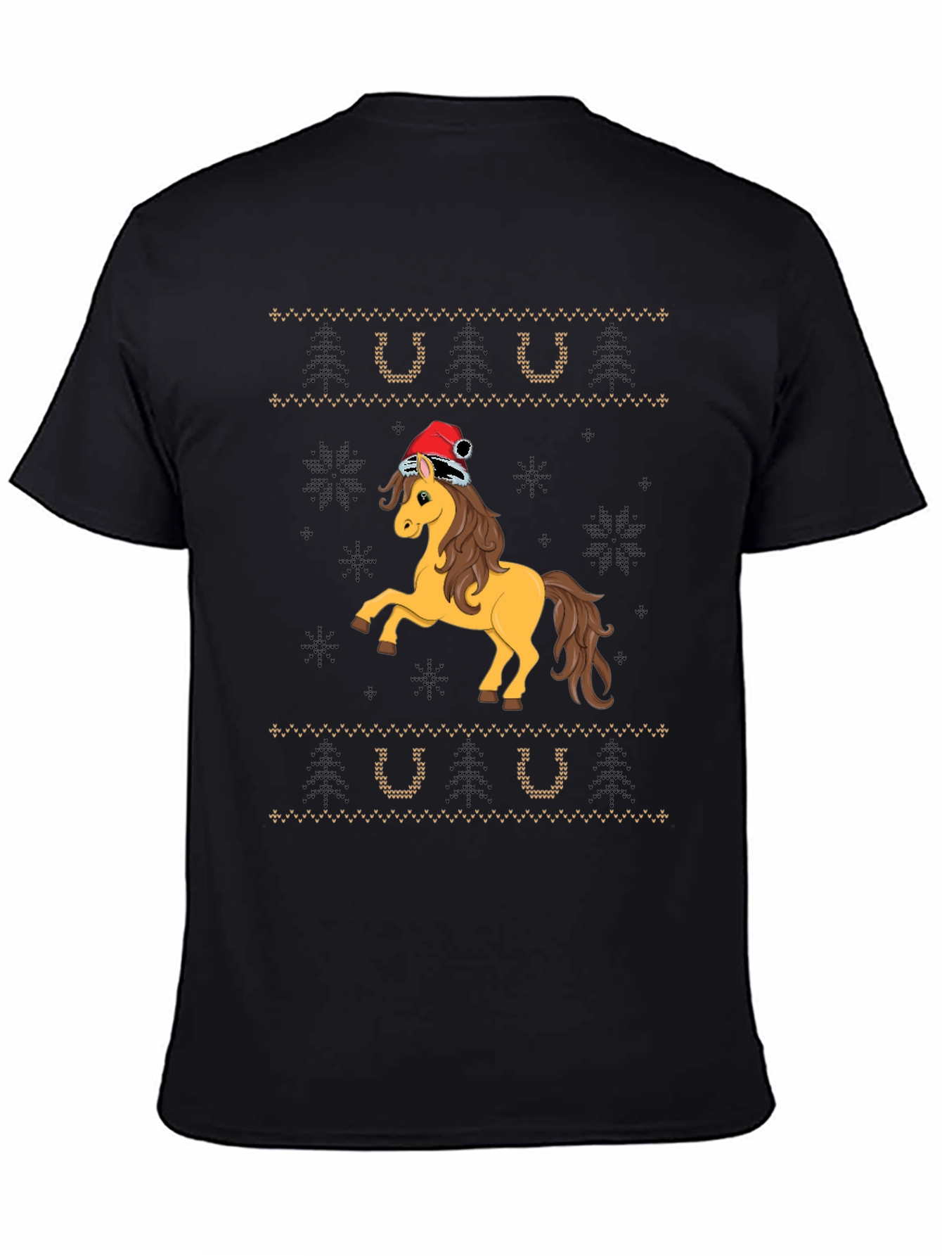 Festive Horse Christmas T-Shirt