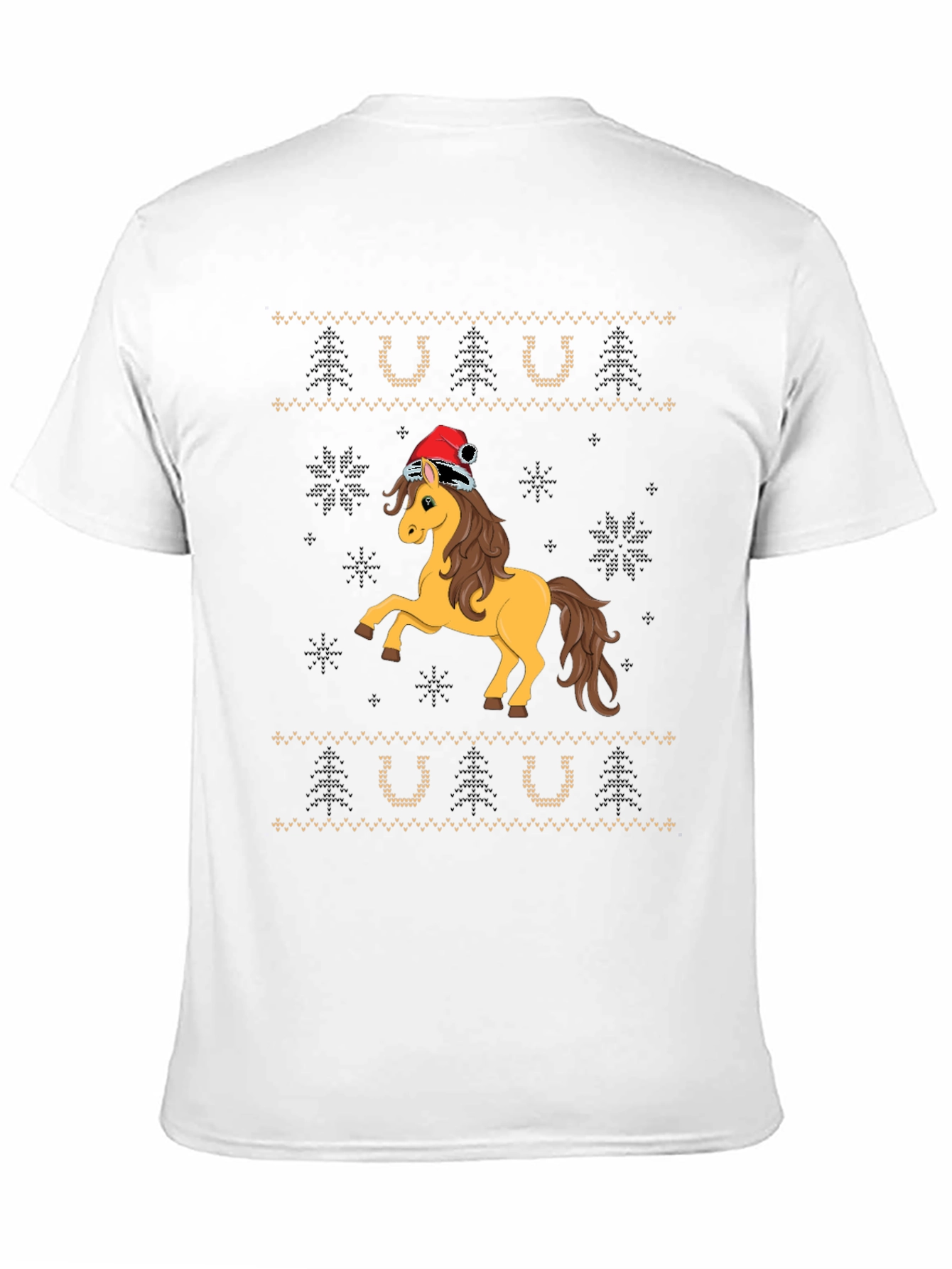 Festive Horse Christmas T-Shirt