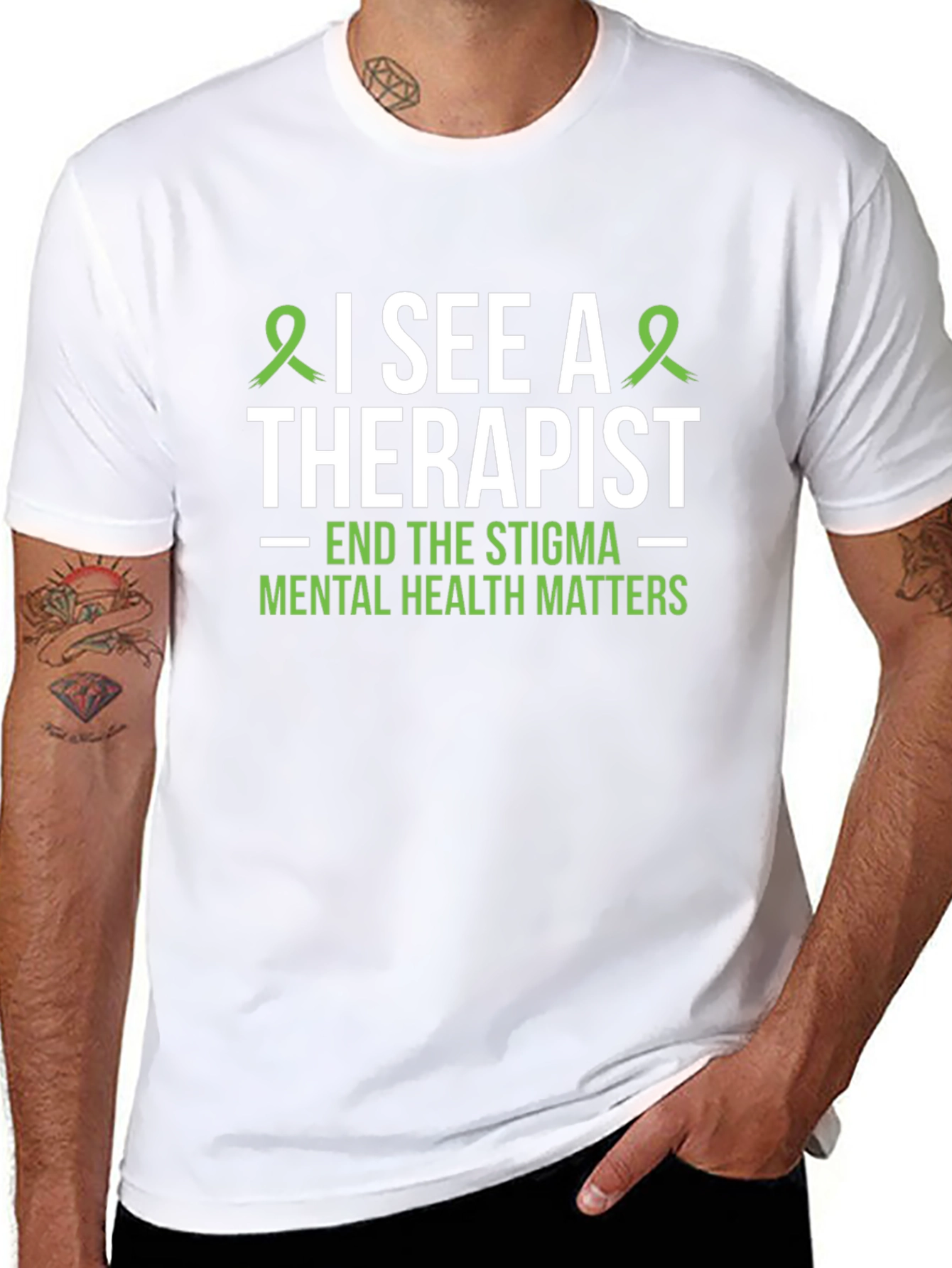 I See a Therapist Mental Health Matters T-Shirt