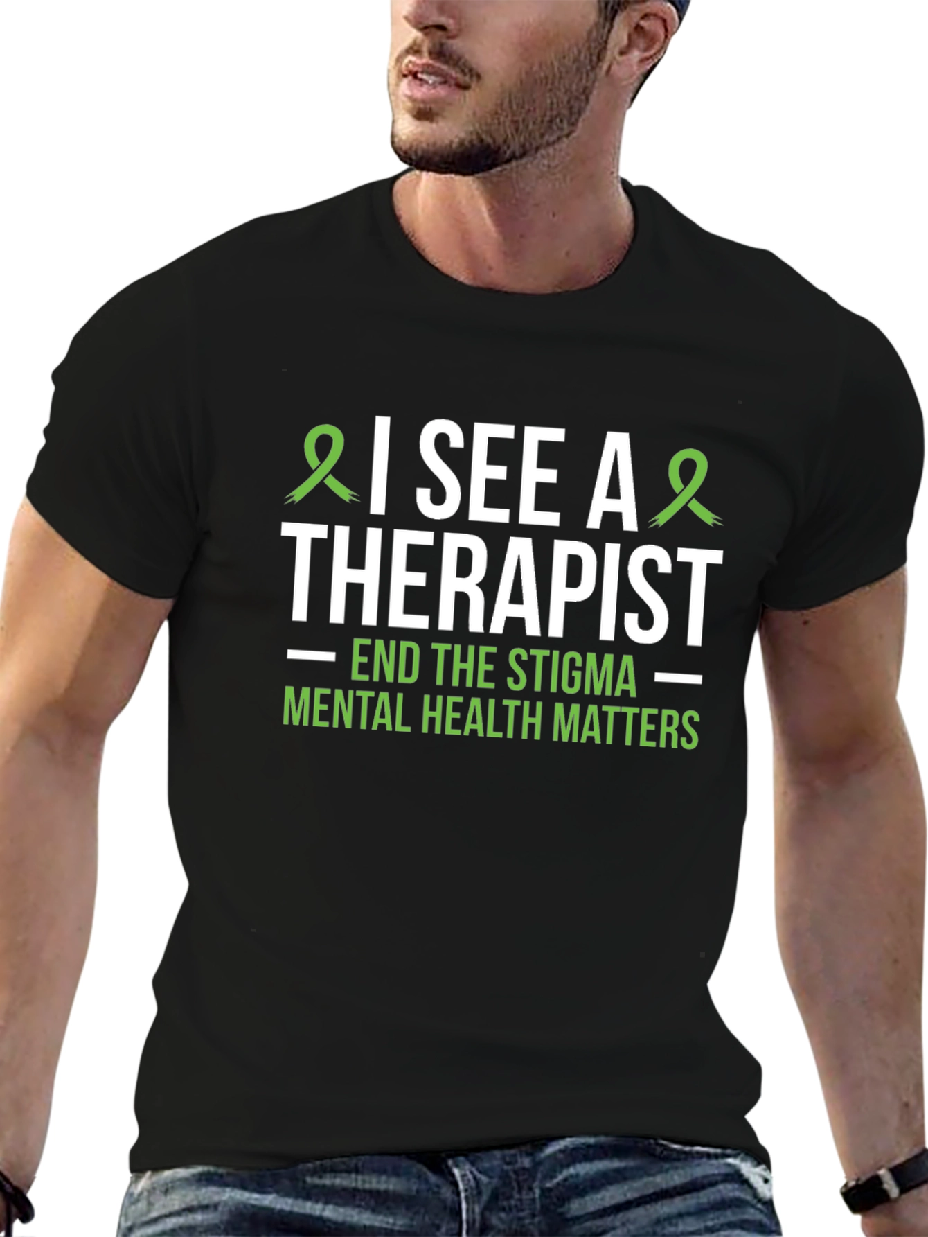 I See a Therapist Mental Health Matters T-Shirt