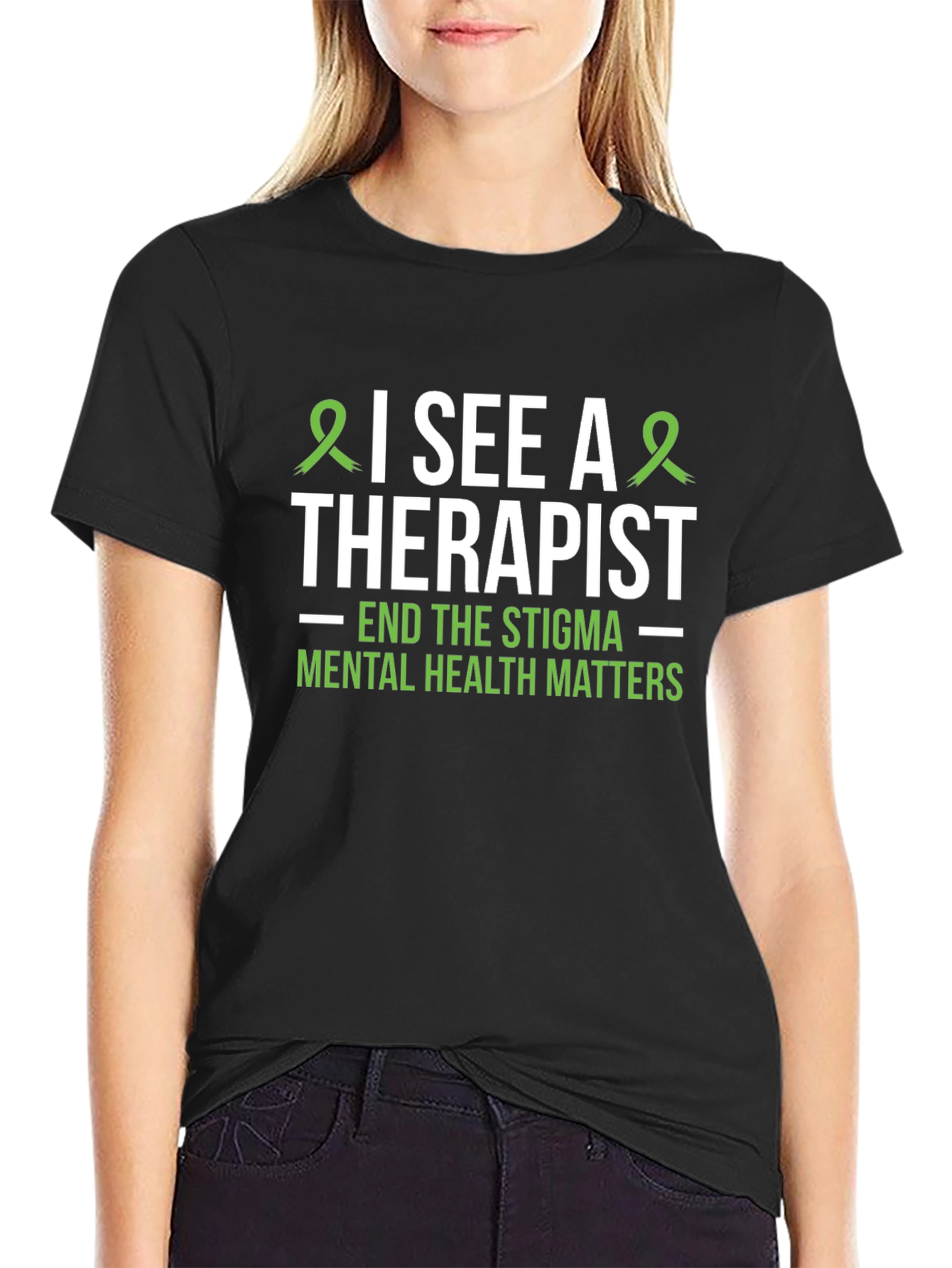 I See a Therapist Mental Health Matters T-Shirt