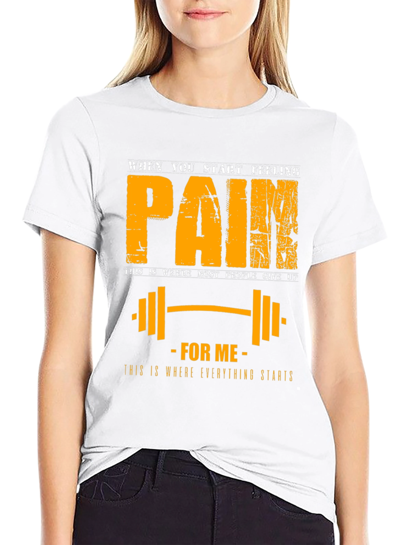 Pain Motivation T-Shirt: Fitness Gym Workout Apparel