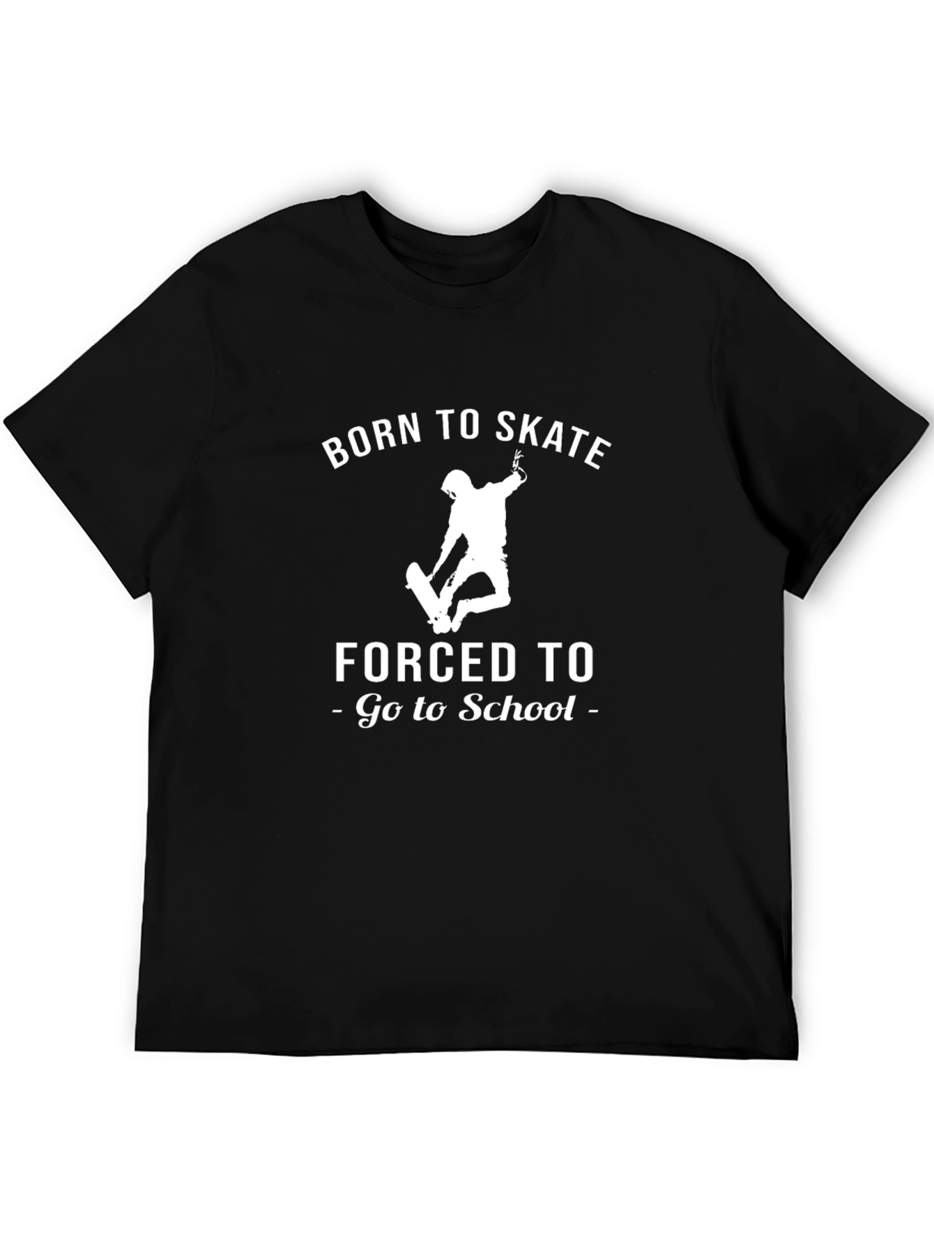 Born to Skate T-Shirt - Black Graphic Tee