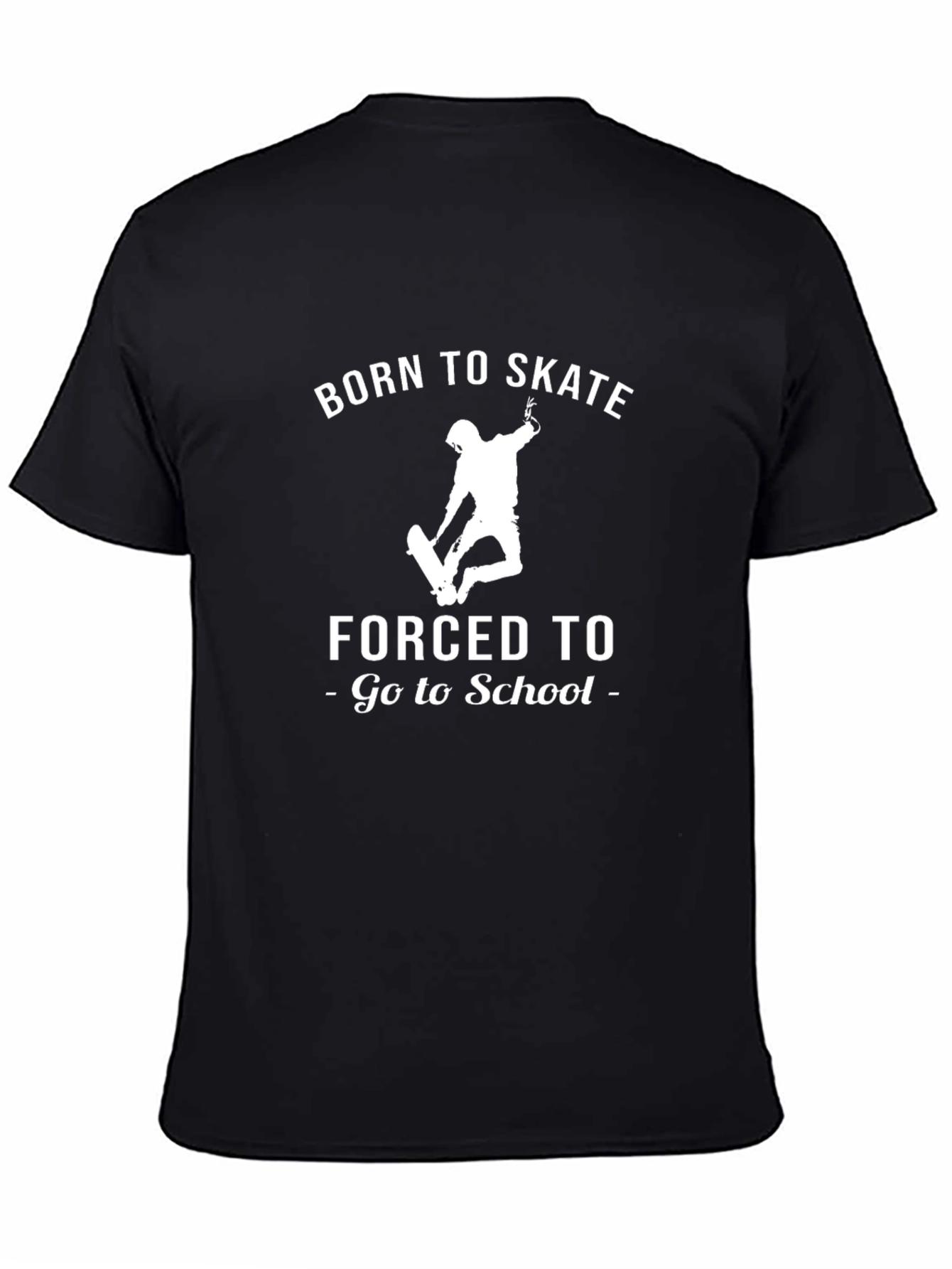 Born to Skate T-Shirt - Black Graphic Tee