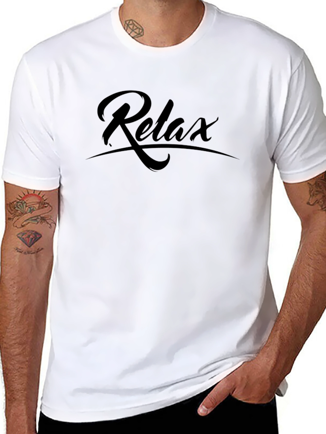 Relax Black T-Shirt