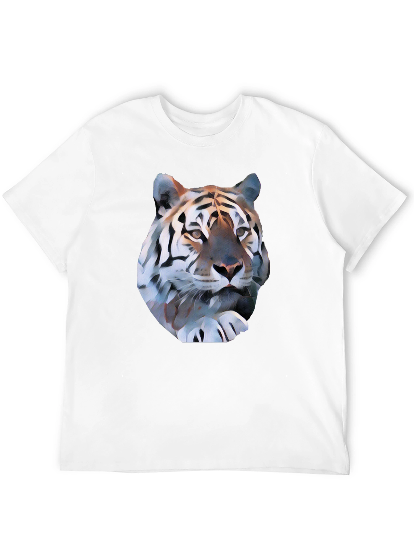 Tiger Graphic Tee - Black Short Sleeve Shirt