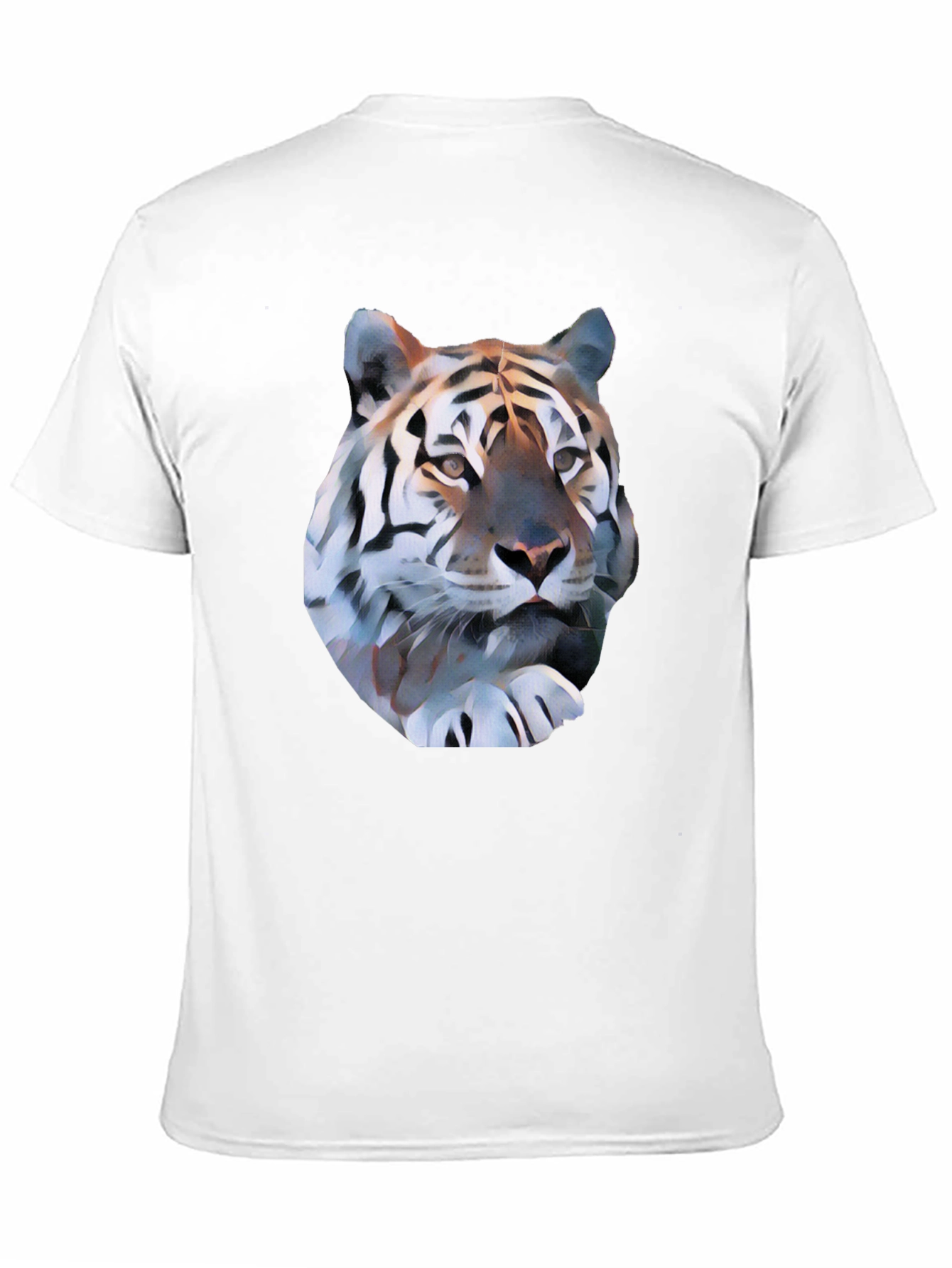 Tiger Graphic Tee - Black Short Sleeve Shirt