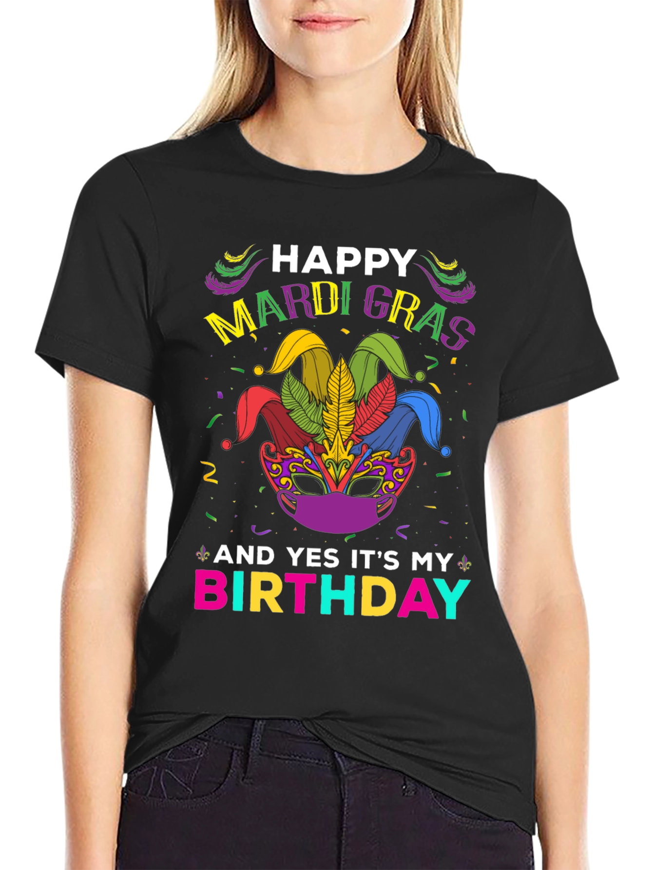 Happy Mardi Gras Birthday T-Shirt