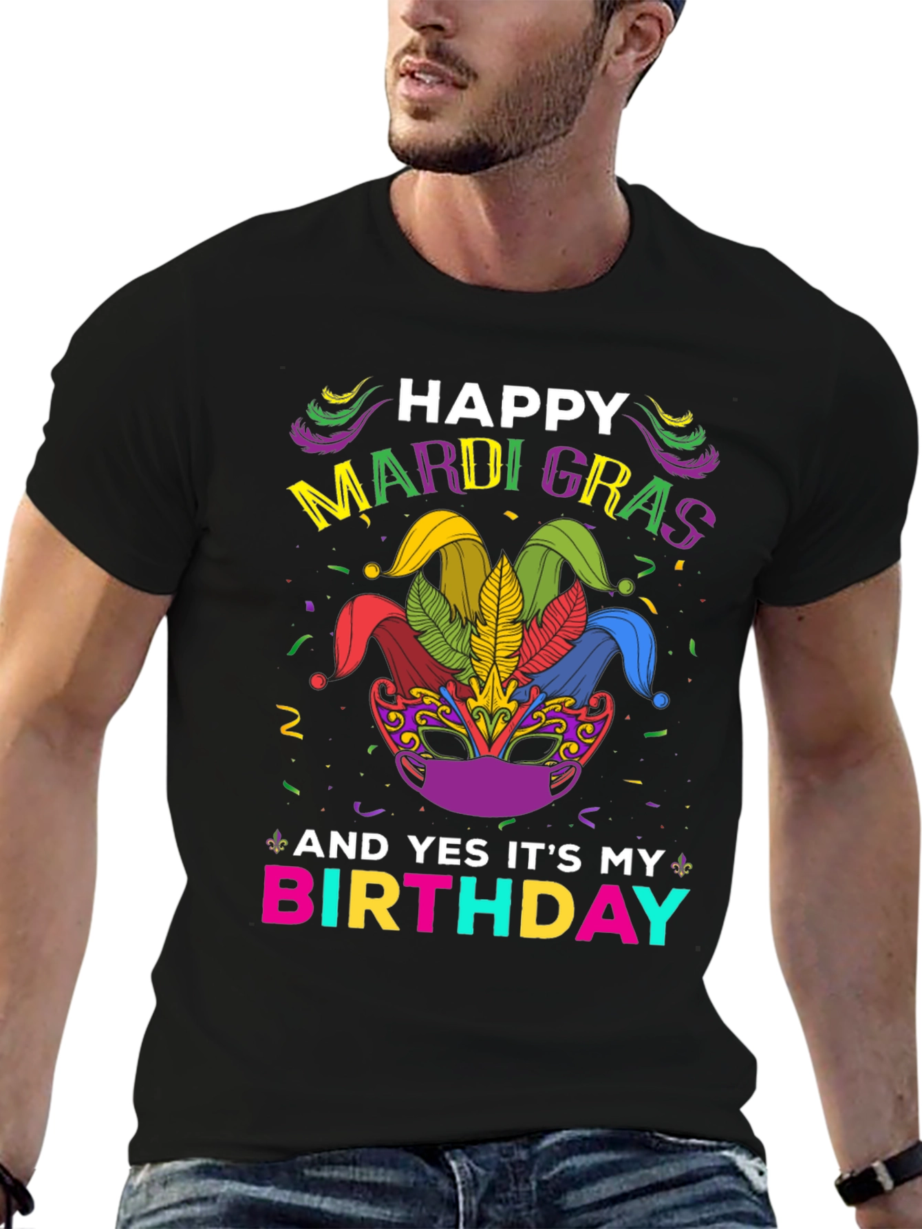 Happy Mardi Gras Birthday T-Shirt