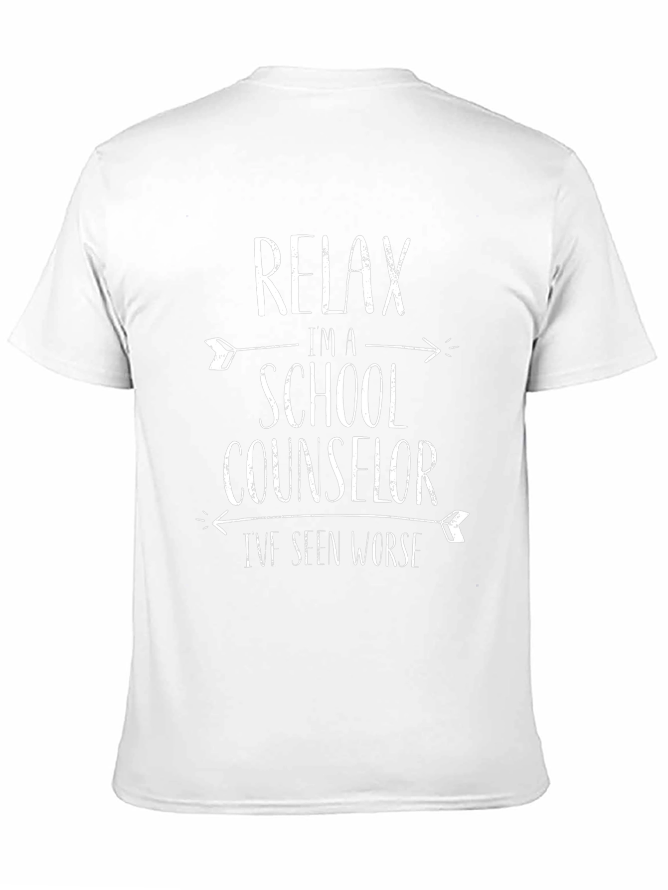 Relax Im a School Counselor Black T-Shirt
