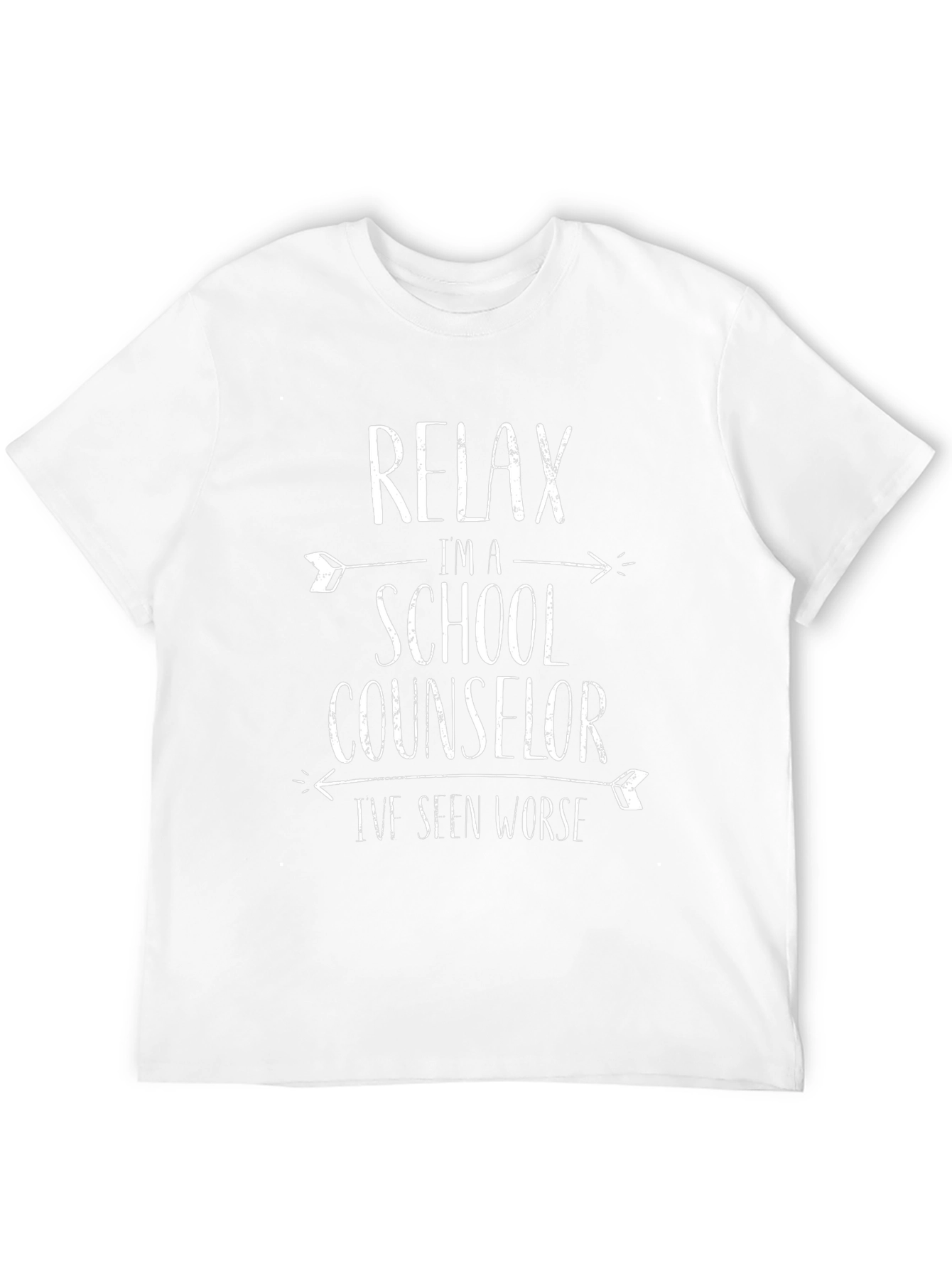 Relax Im a School Counselor Black T-Shirt