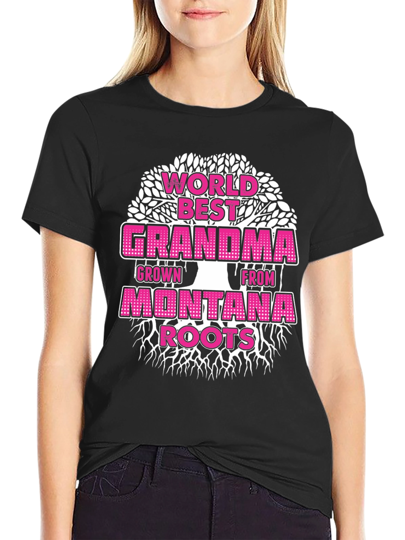Worlds Best Montana Grandma T-Shirt
