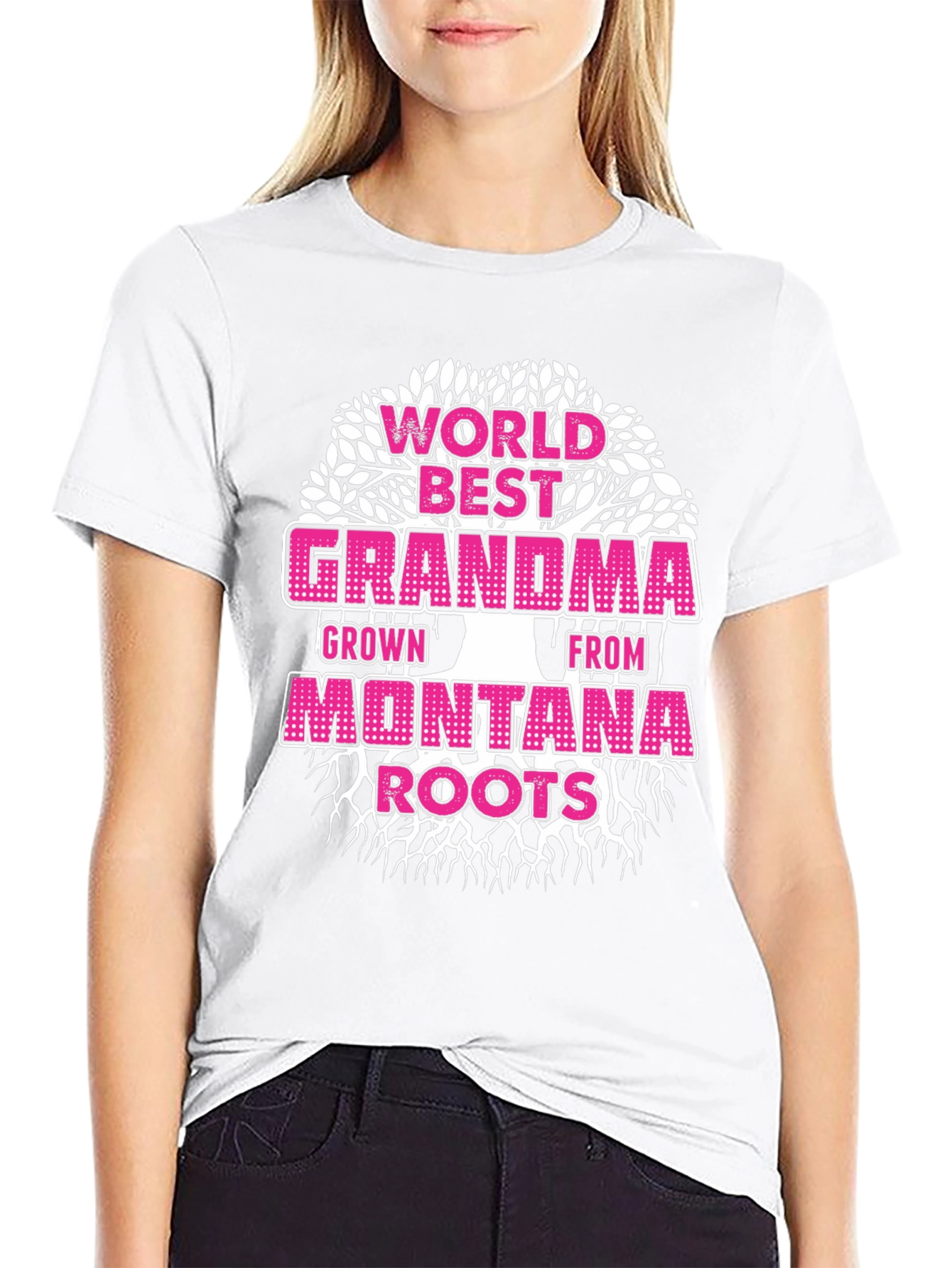 Worlds Best Montana Grandma T-Shirt