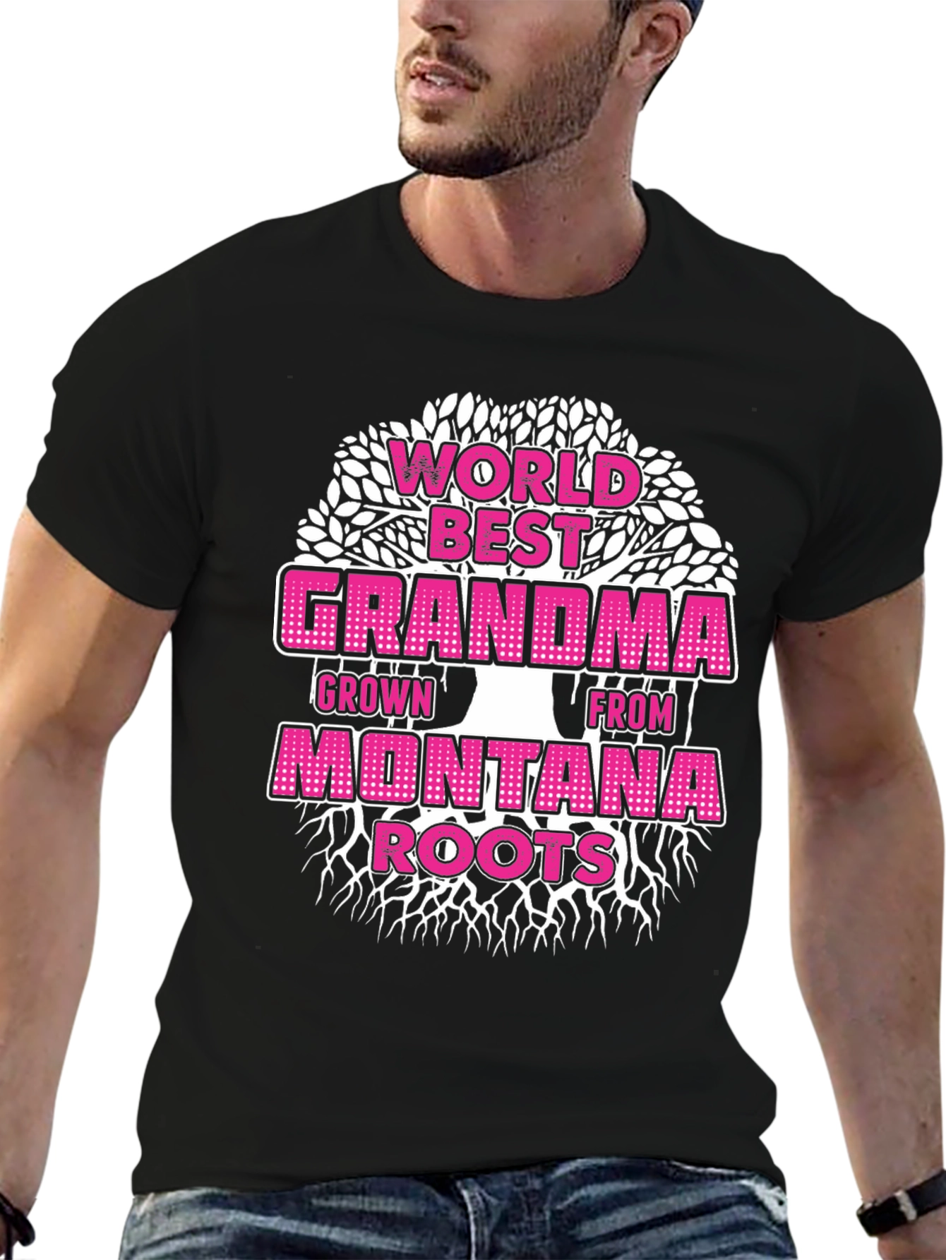 Worlds Best Montana Grandma T-Shirt