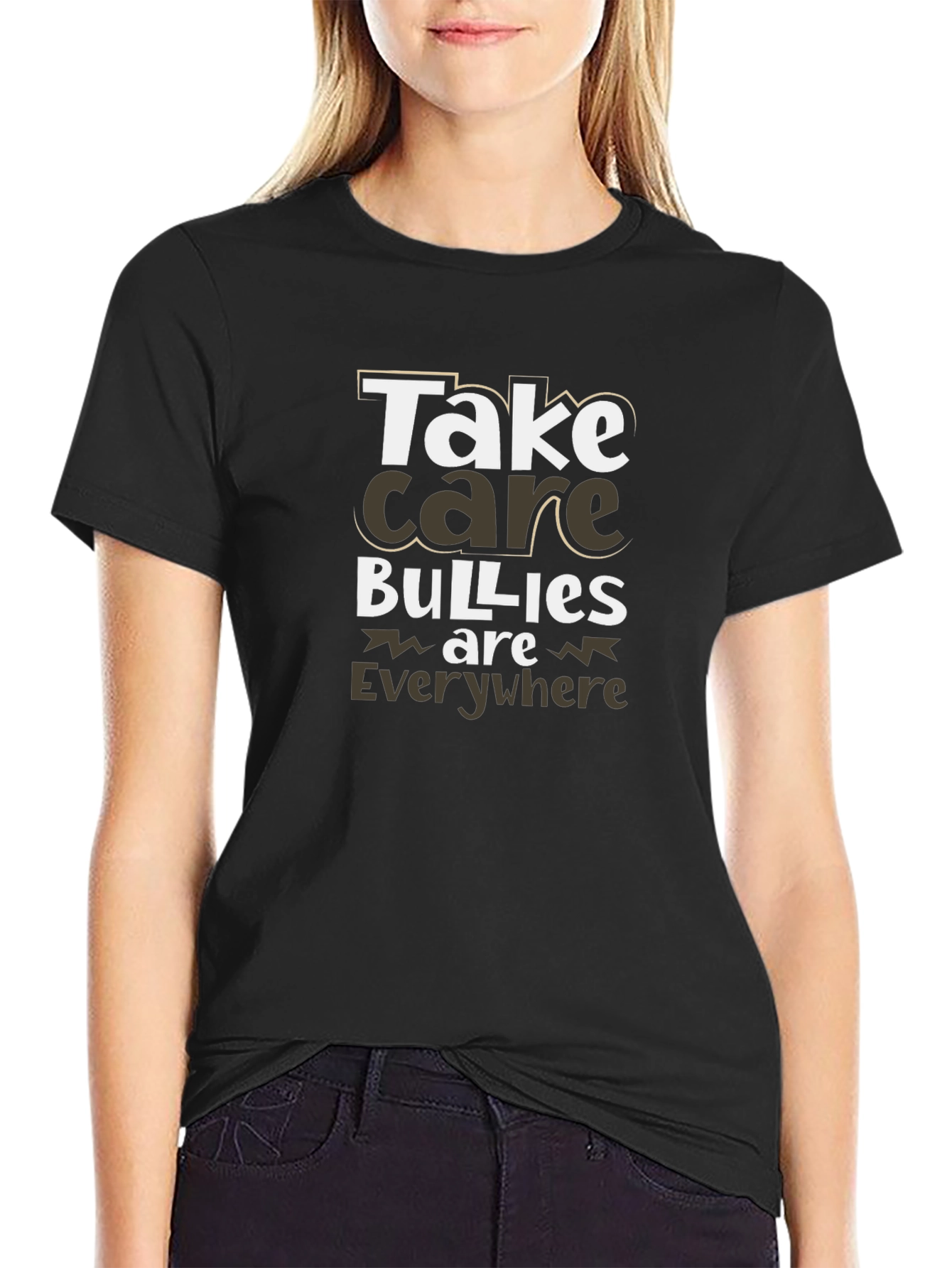 Take Care Bullies T-Shirt: Anti-Bullying Tee