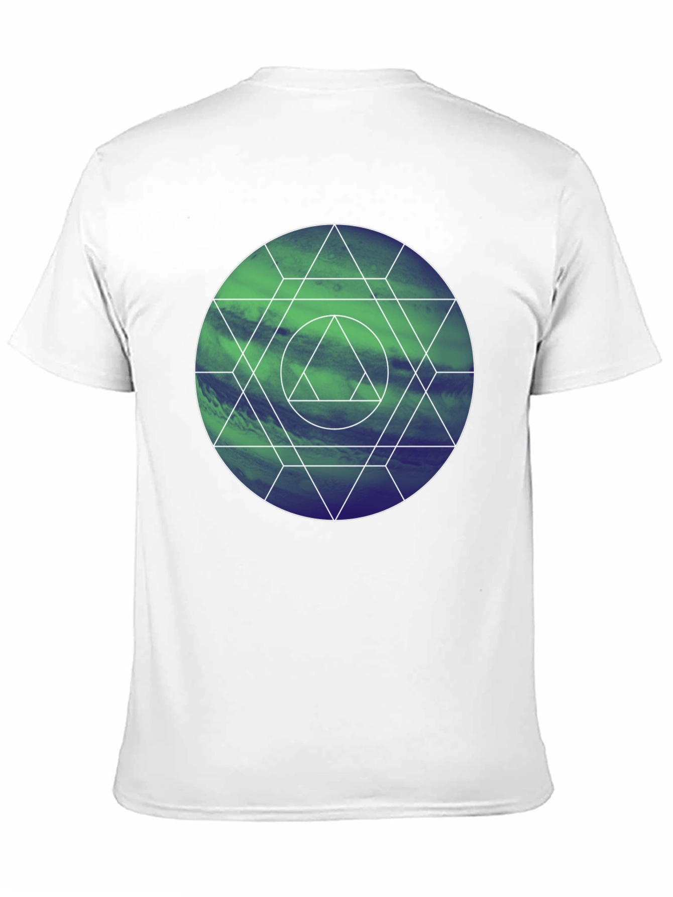 Geometric Circle Graphic Tee - Modern Design