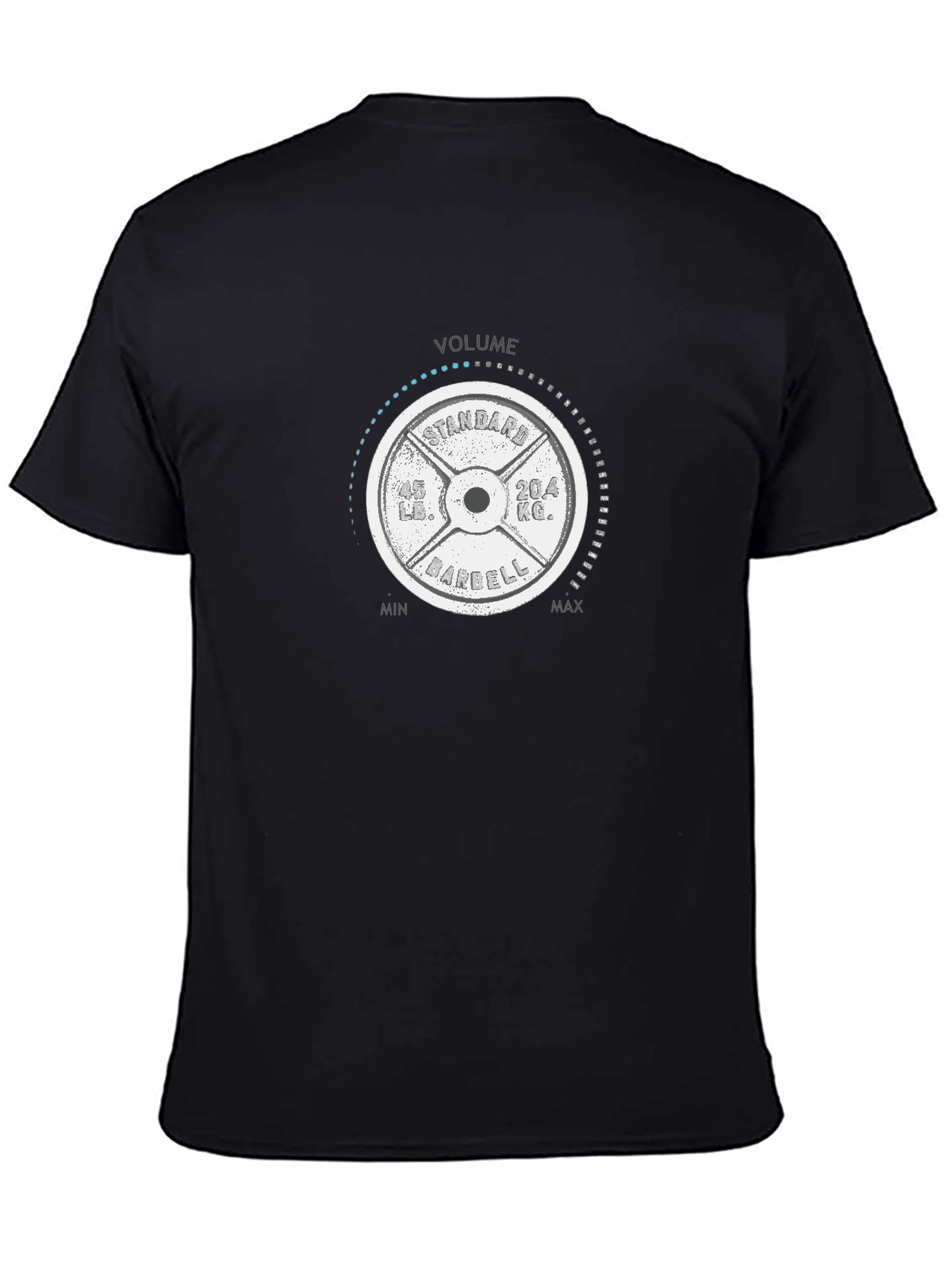 Volume Barbell T-Shirt - Gym Weights Design