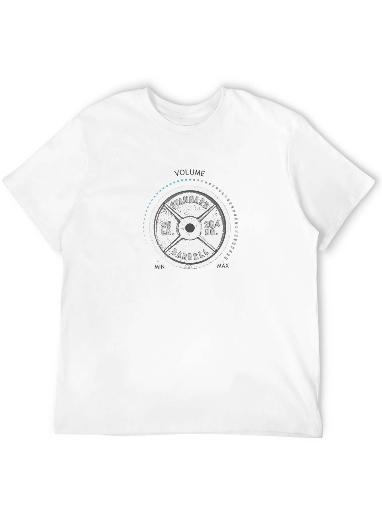 Volume Barbell T-Shirt - Gym Weights Design