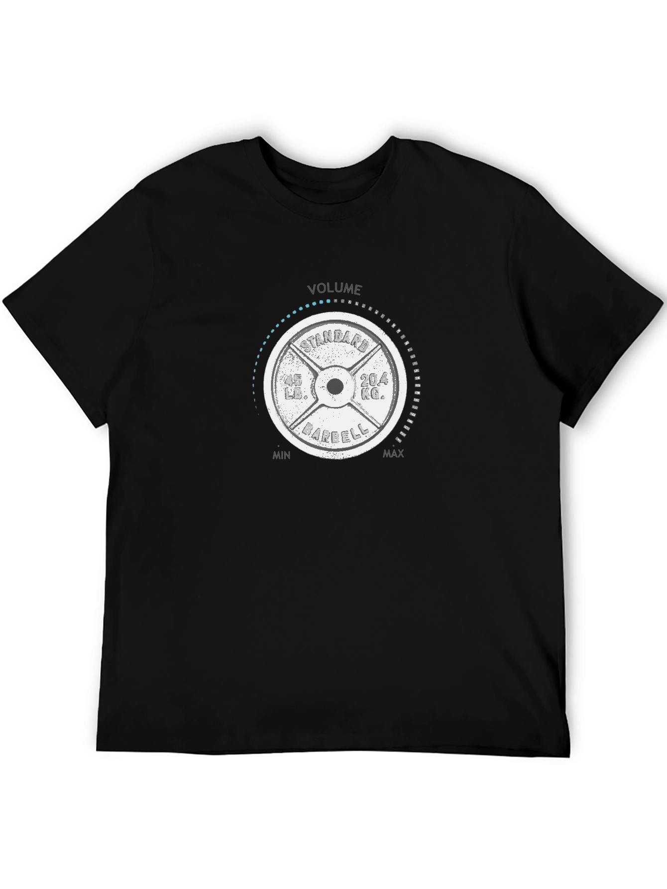 Volume Barbell T-Shirt - Gym Weights Design