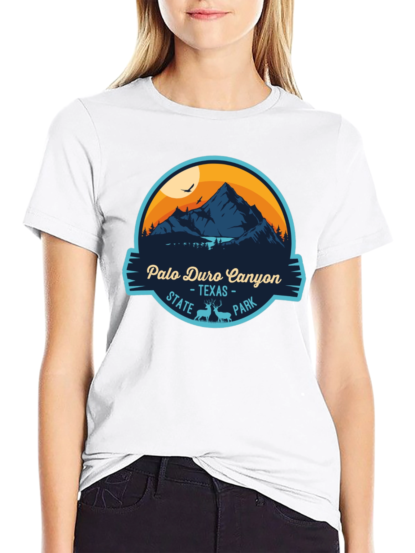 Palo Duro Canyon Texas State Park Black T-Shirt