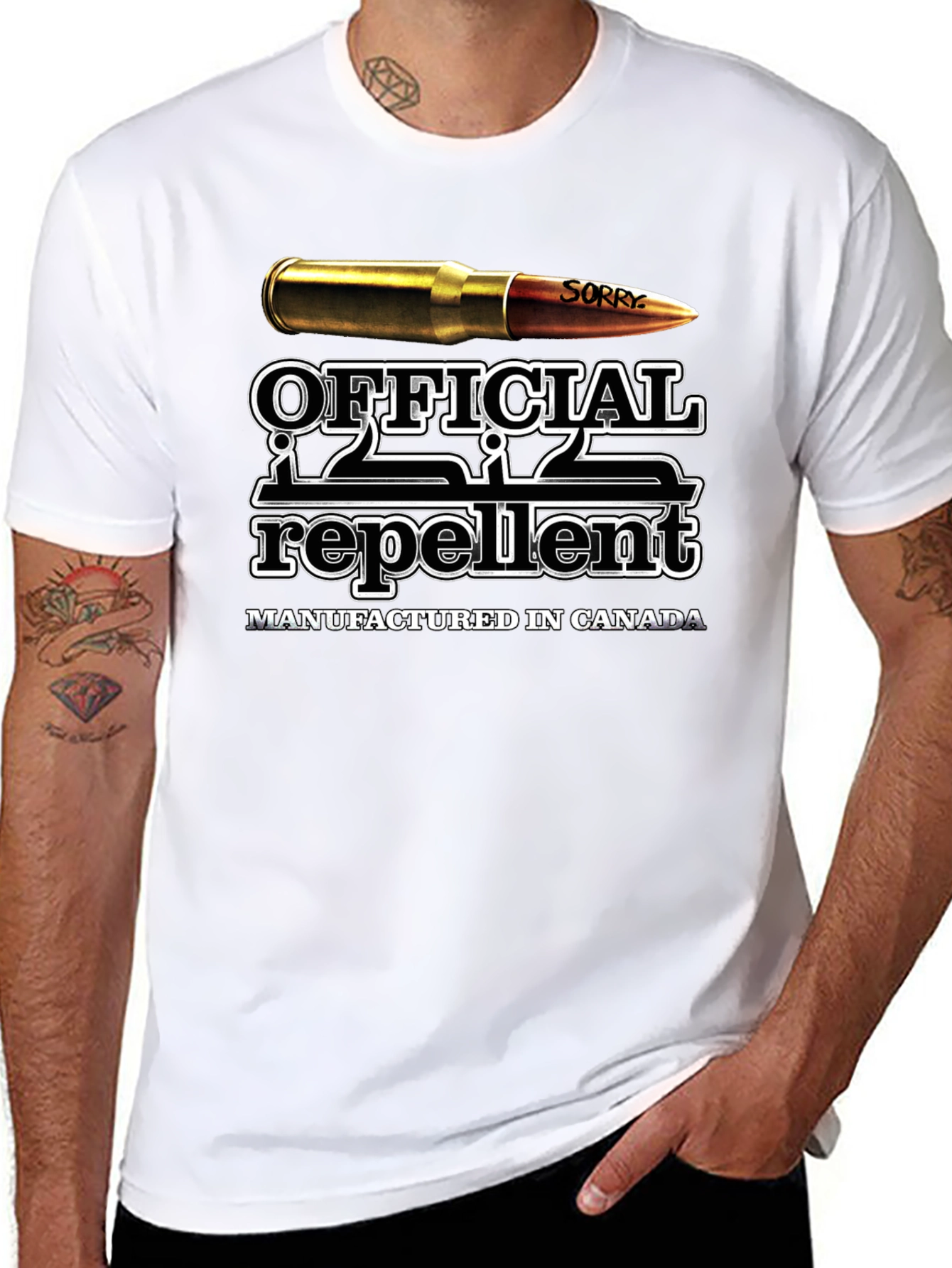 Official Repellent T-Shirt - Manufactured in Canada